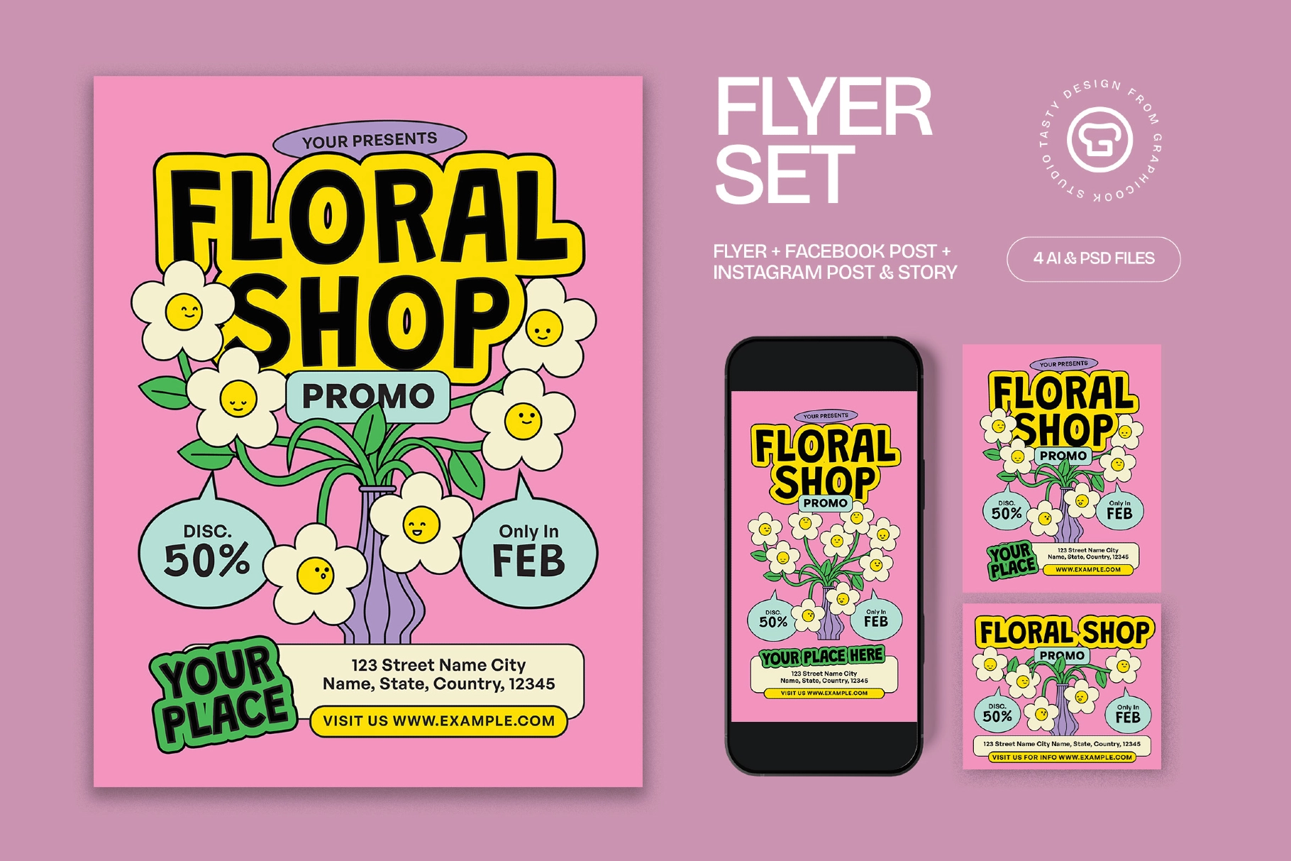 Floral Shop Promo Flyer