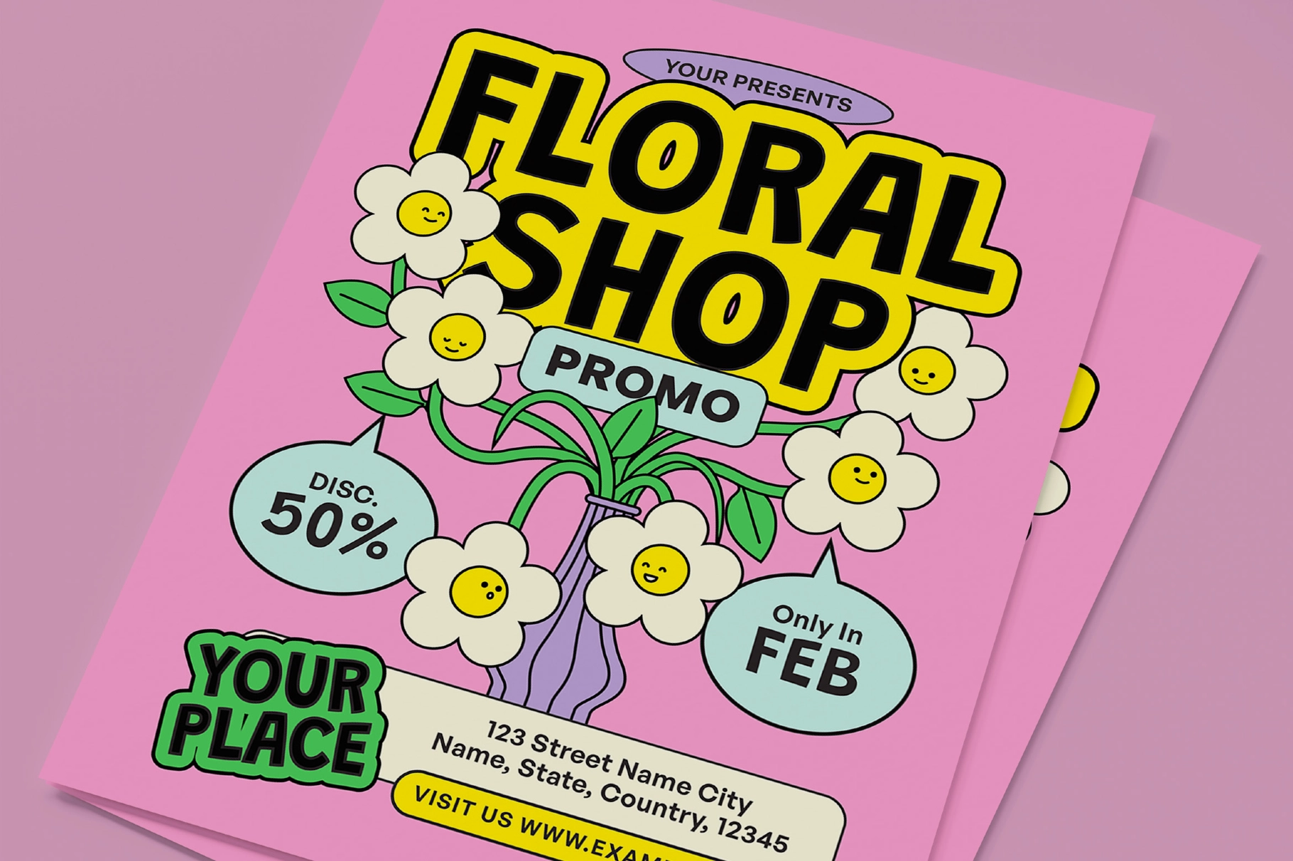 Floral Shop Promo Flyer