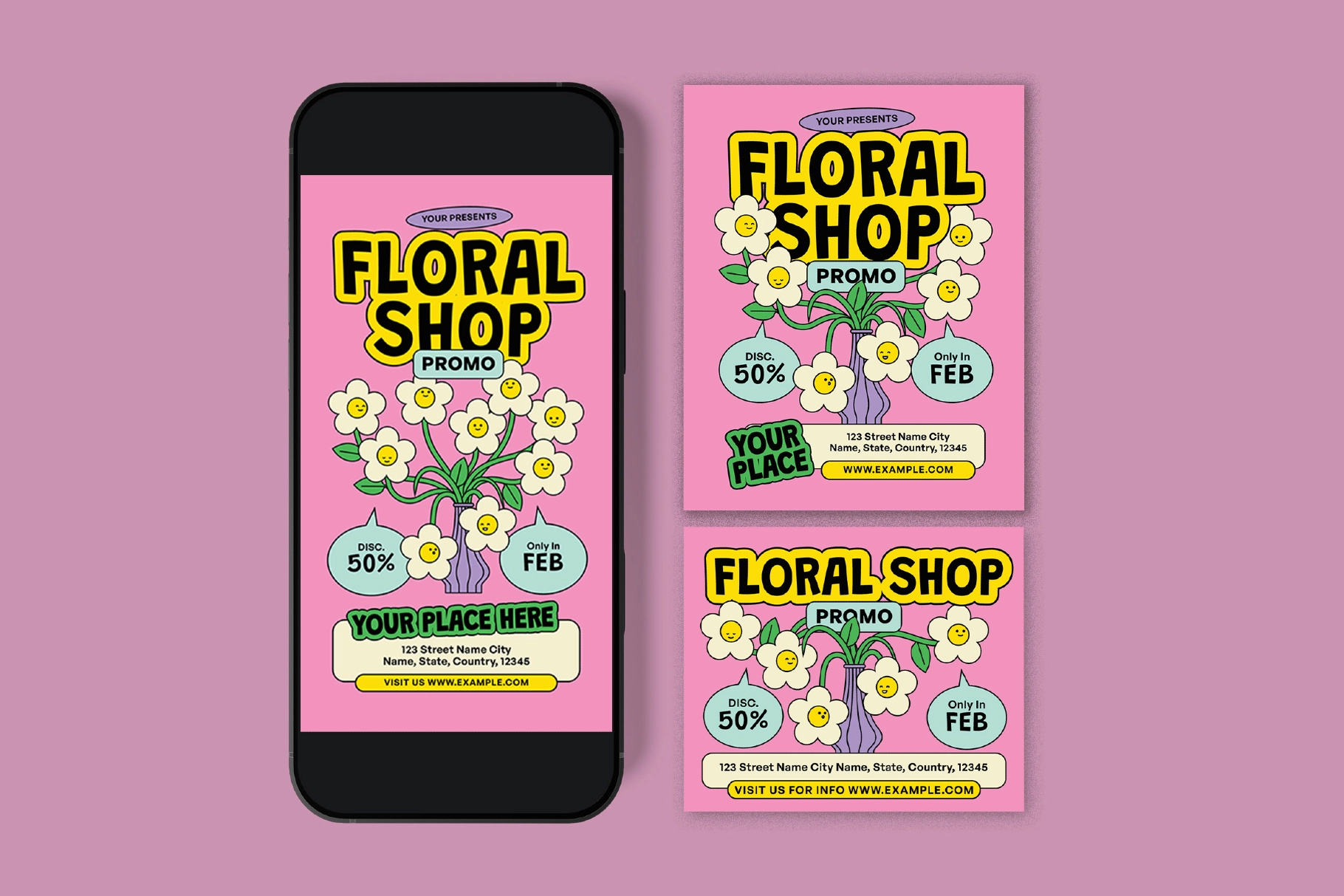 Floral Shop Promo Flyer