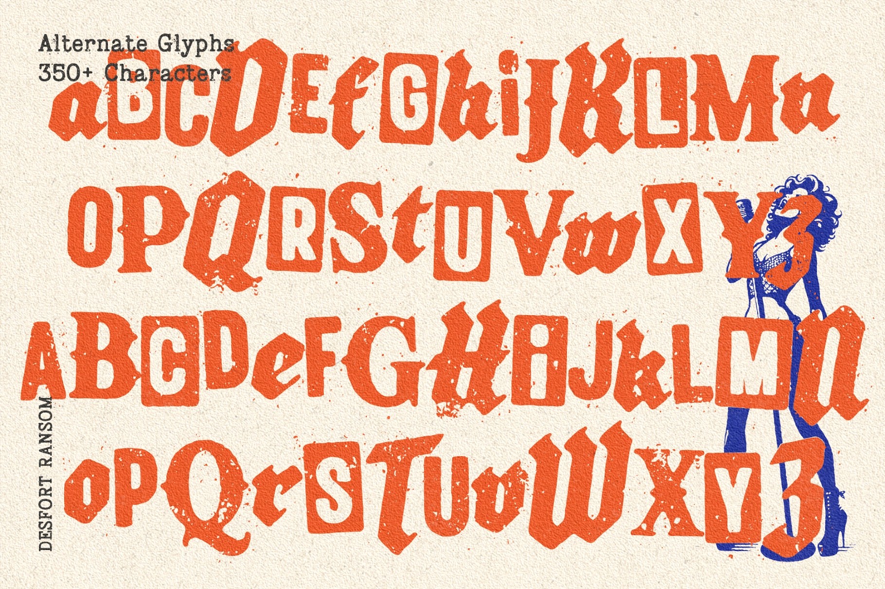 Desfort Ransom - Display Font
