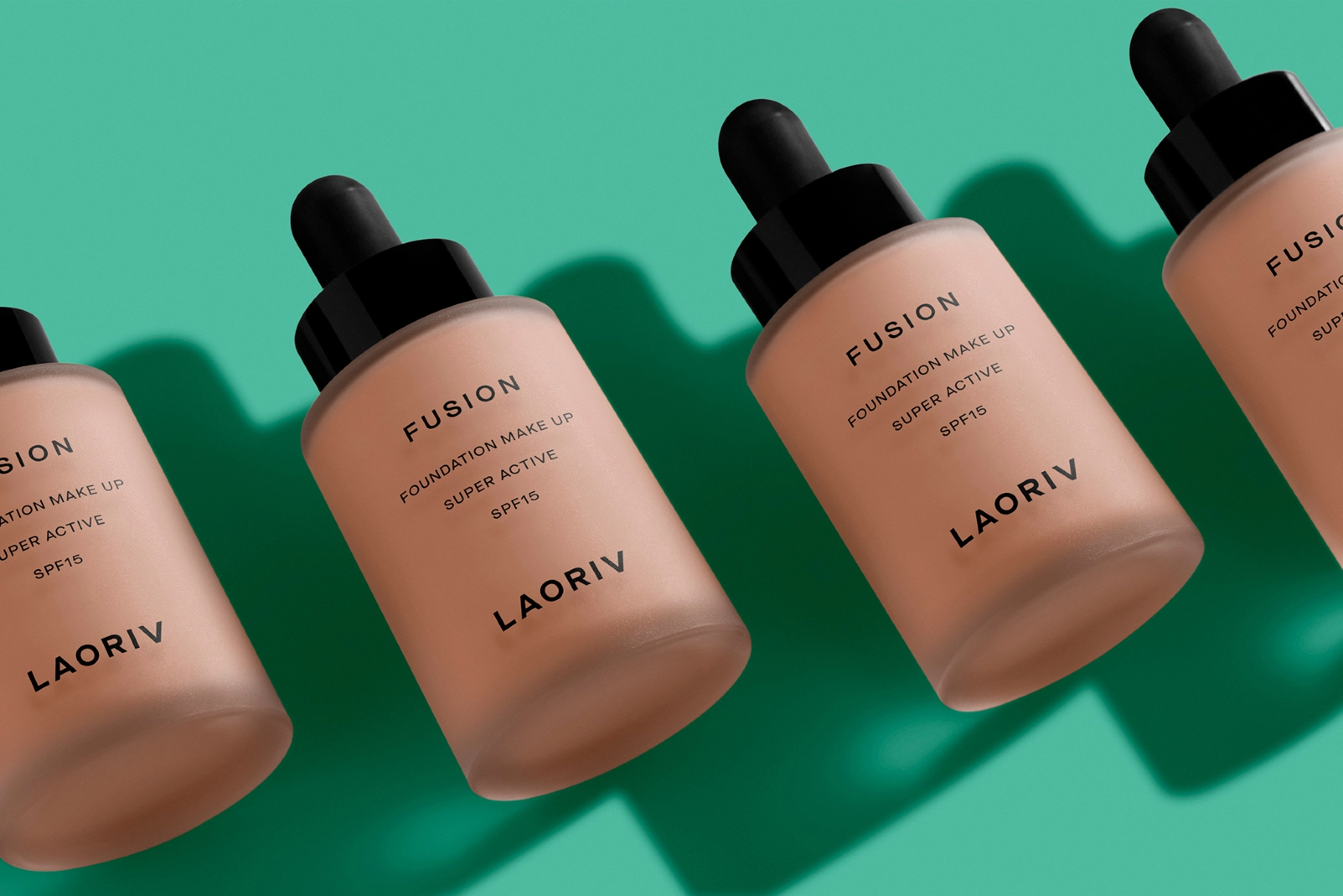 Frosted Glass Dropper Bottle Mockup