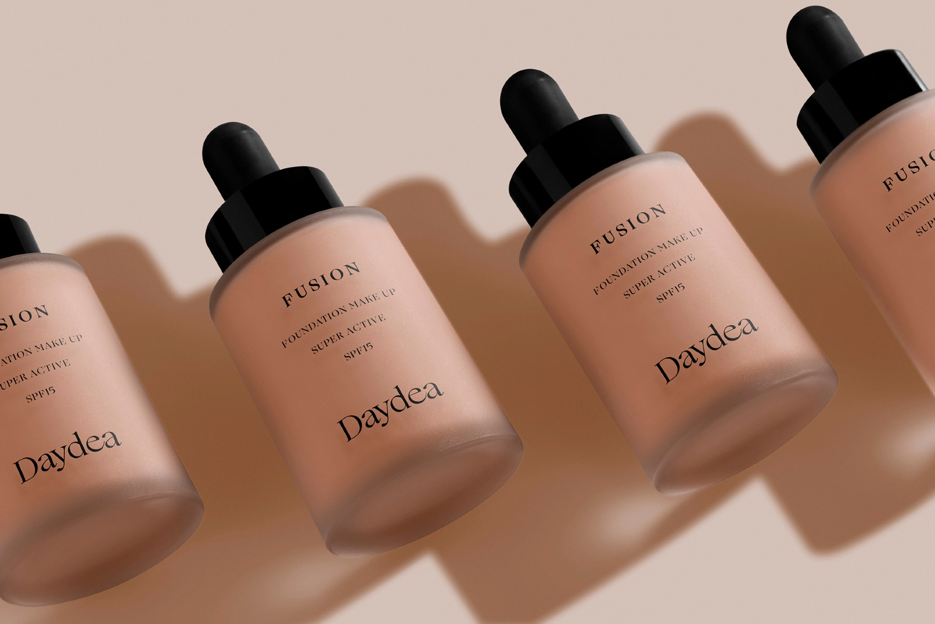 Frosted Glass Dropper Bottle Mockup