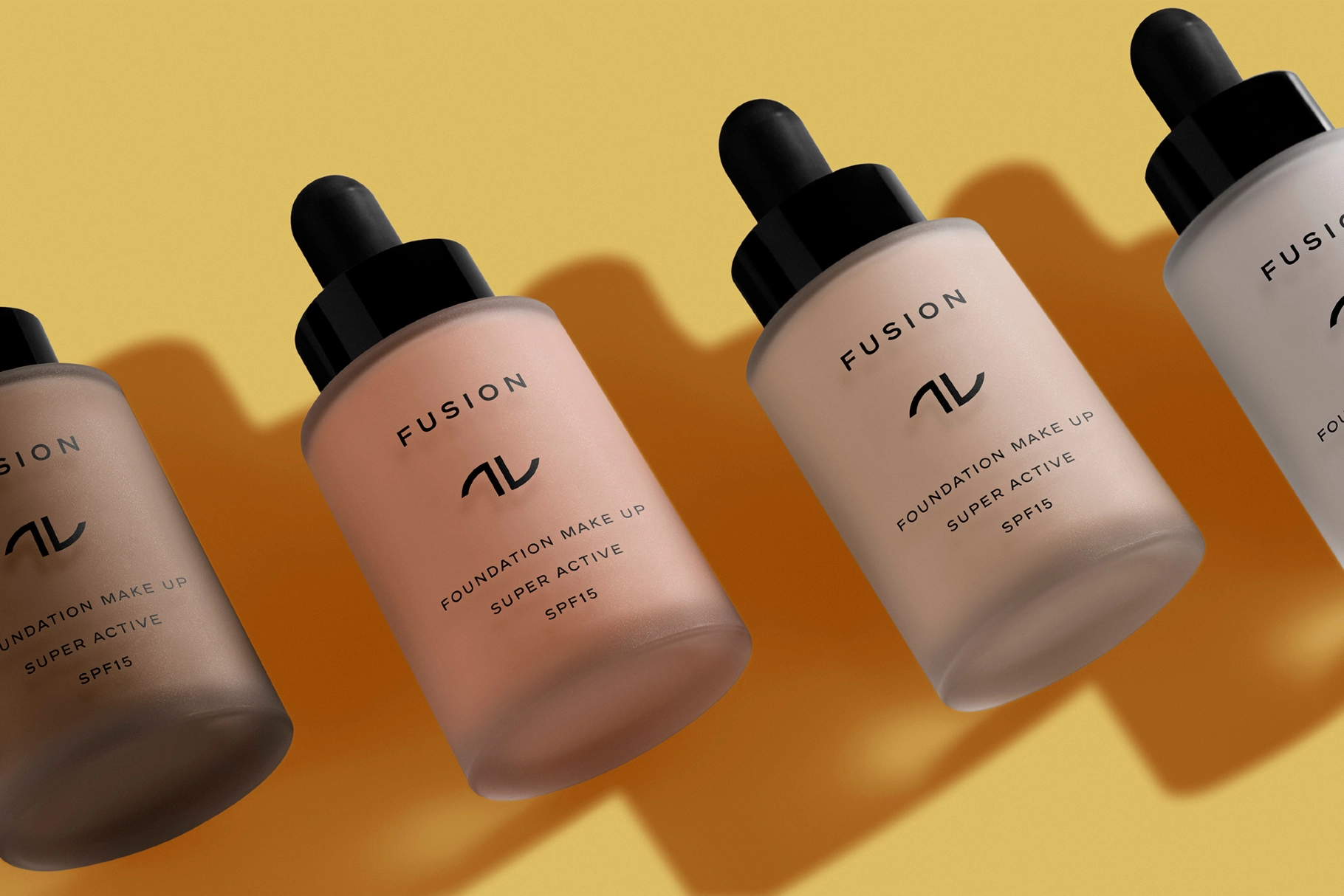 Frosted Glass Dropper Bottle Mockup