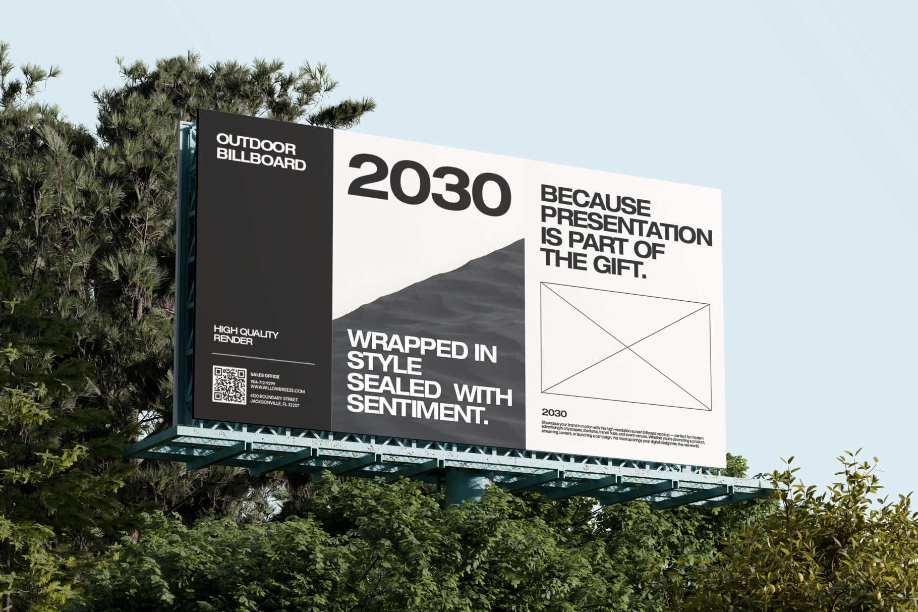 Large Format Billboard Mockup