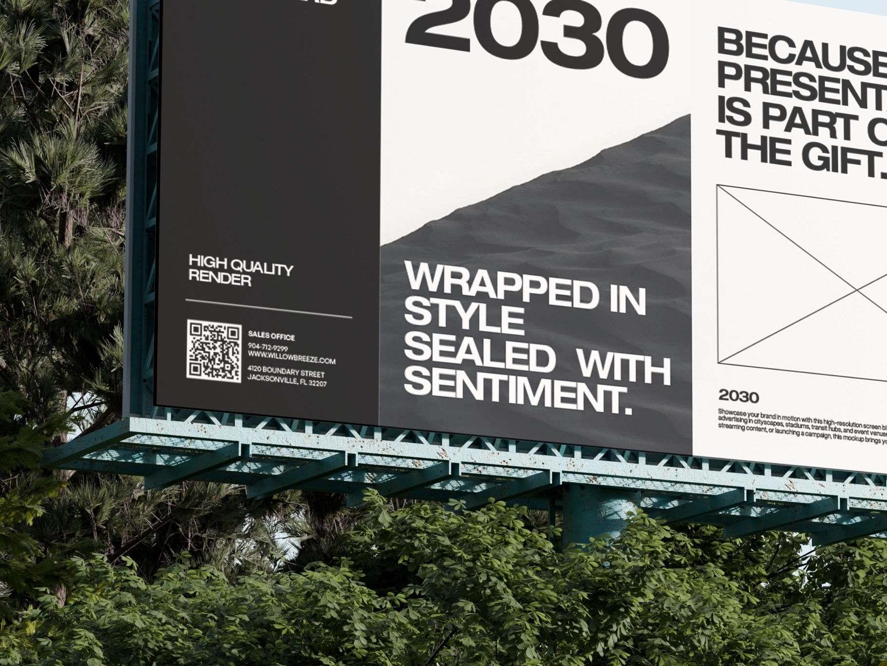 Large Format Billboard Mockup
