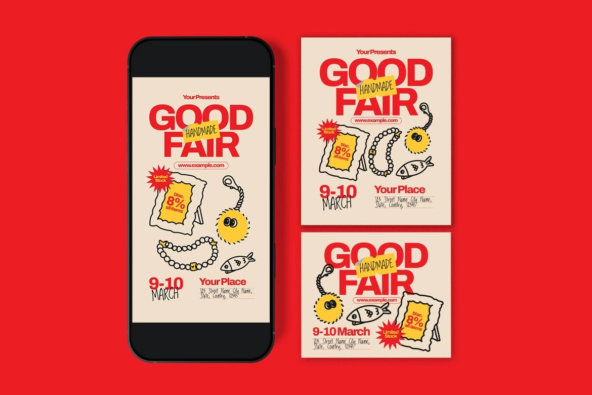 Handmade Goods Fair Flyer