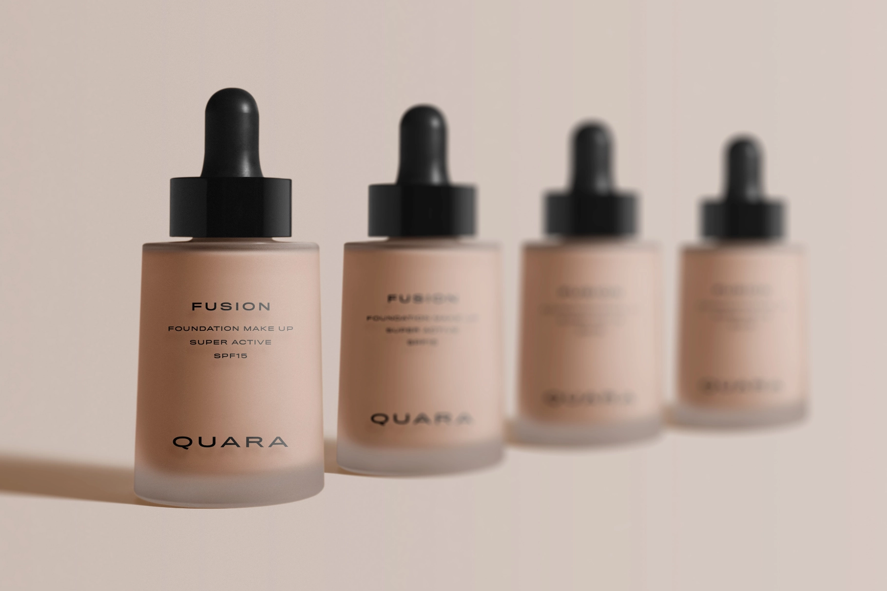 Frosted Serum Bottles Mockup