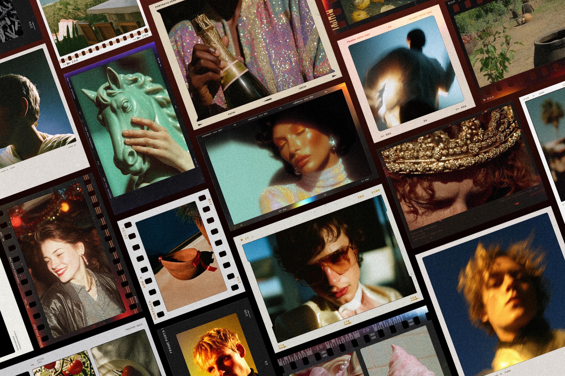 Film Frames Collection: PSD & PNG Overlays