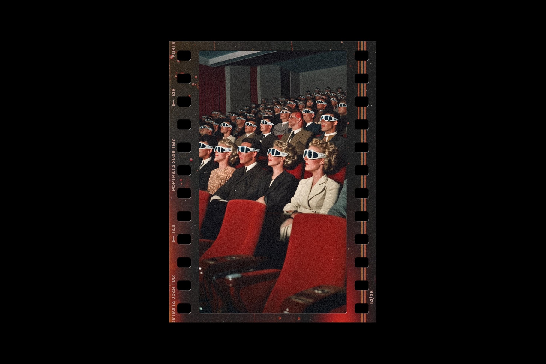 Film Frames Collection: PSD & PNG Overlays