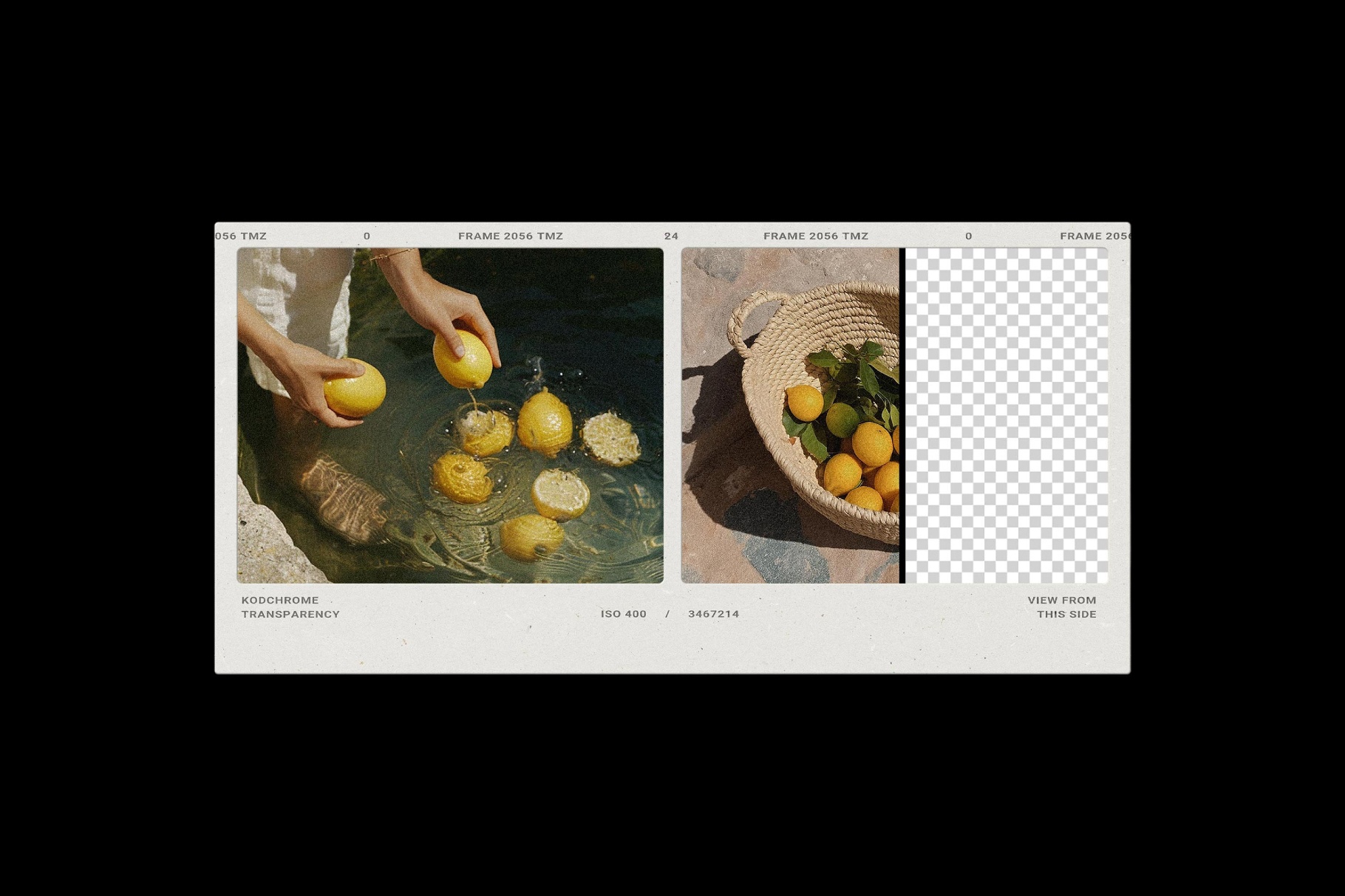 Film Frames Collection: PSD & PNG Overlays