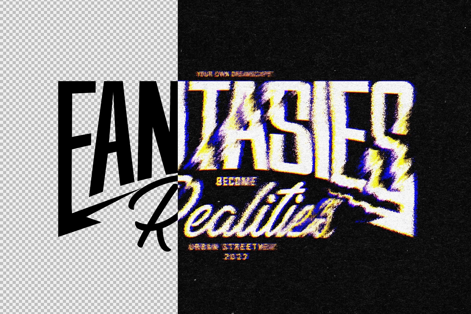 Glitch Distort Text & Logo Effect