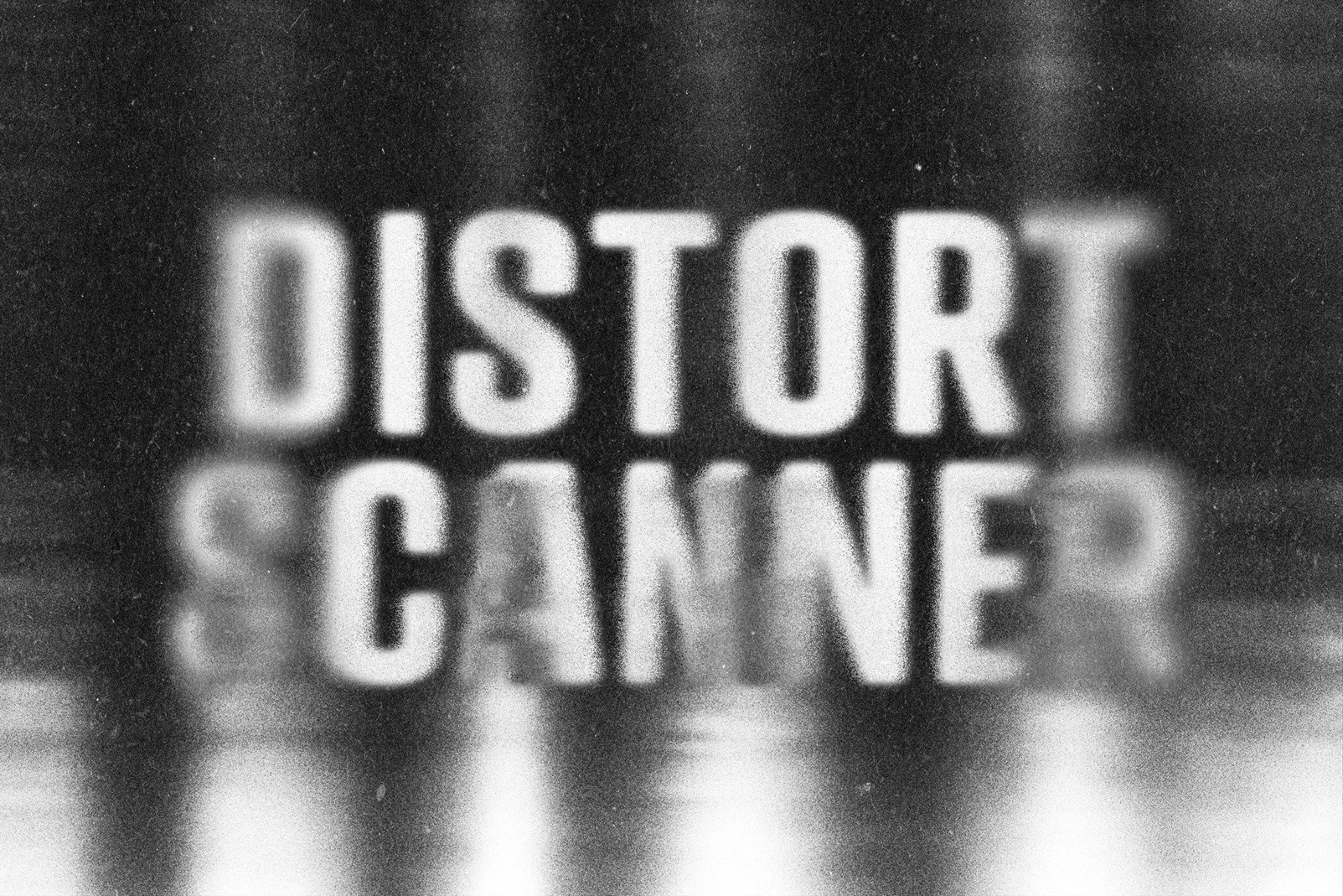 Bad Scanner Text Effect