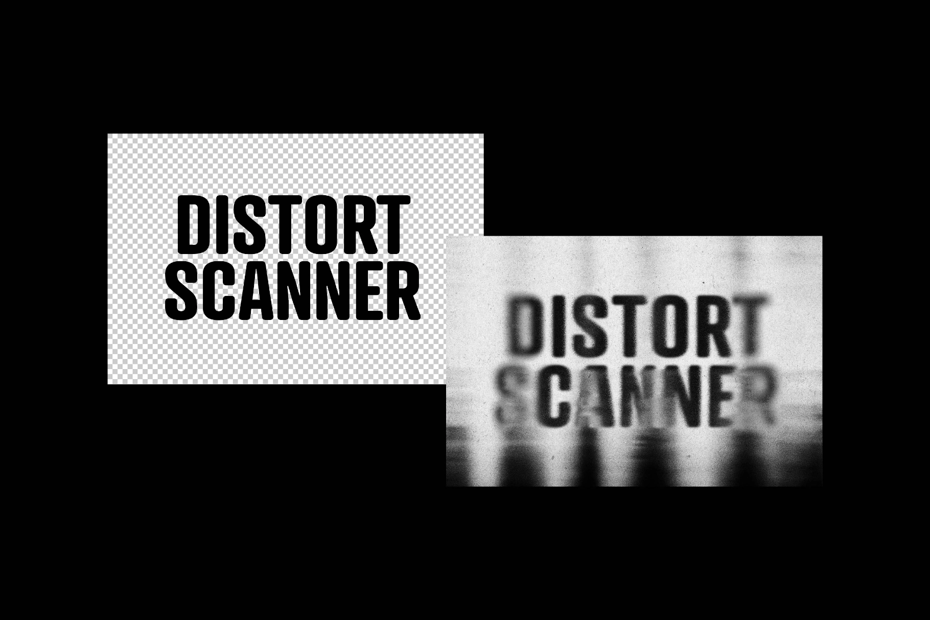 Bad Scanner Text Effect