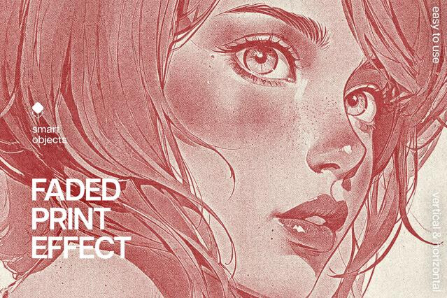 Faded Print Photo Effect