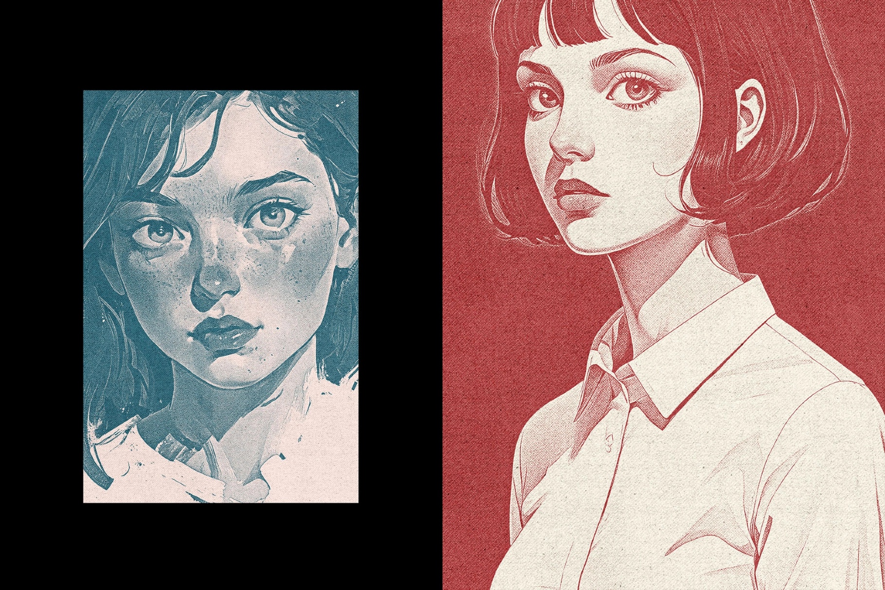 Faded Print Photo Effect