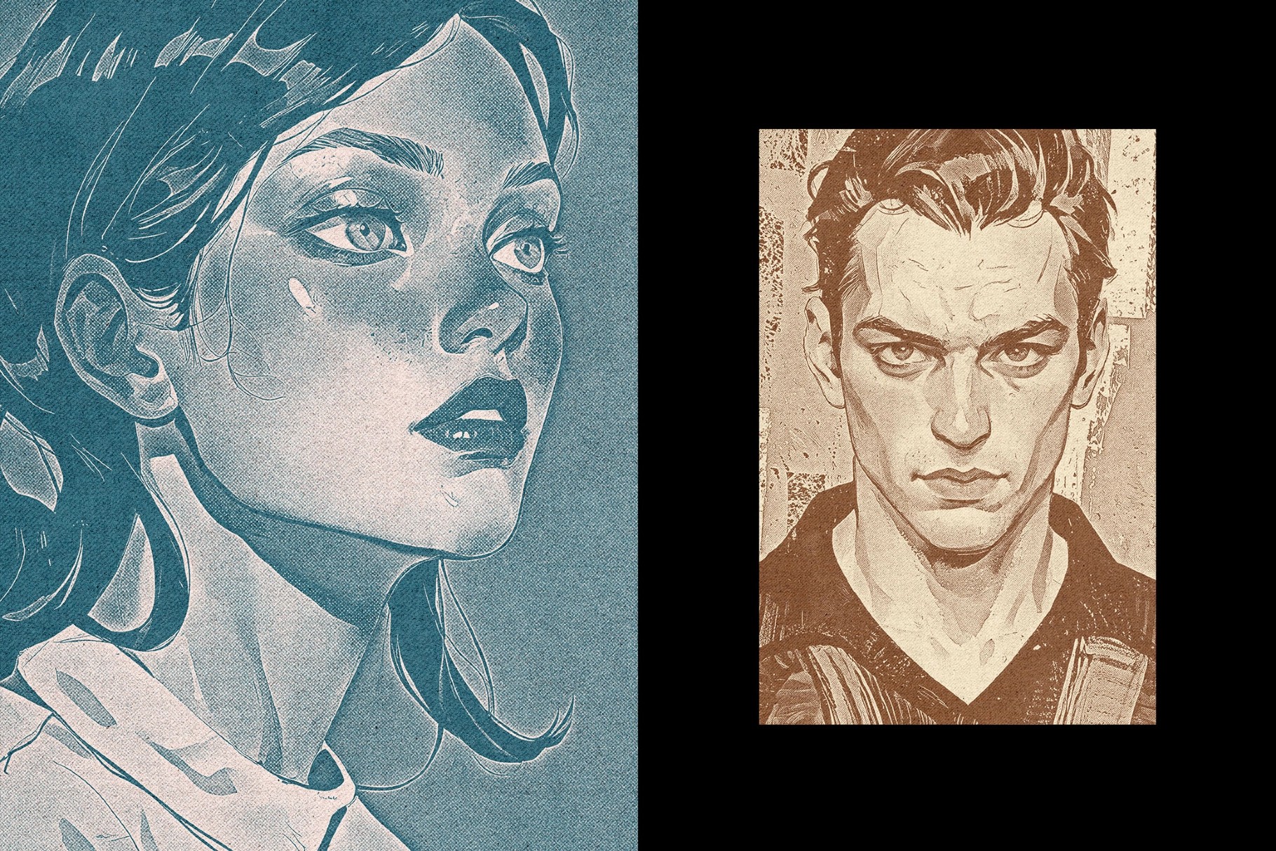 Faded Print Photo Effect