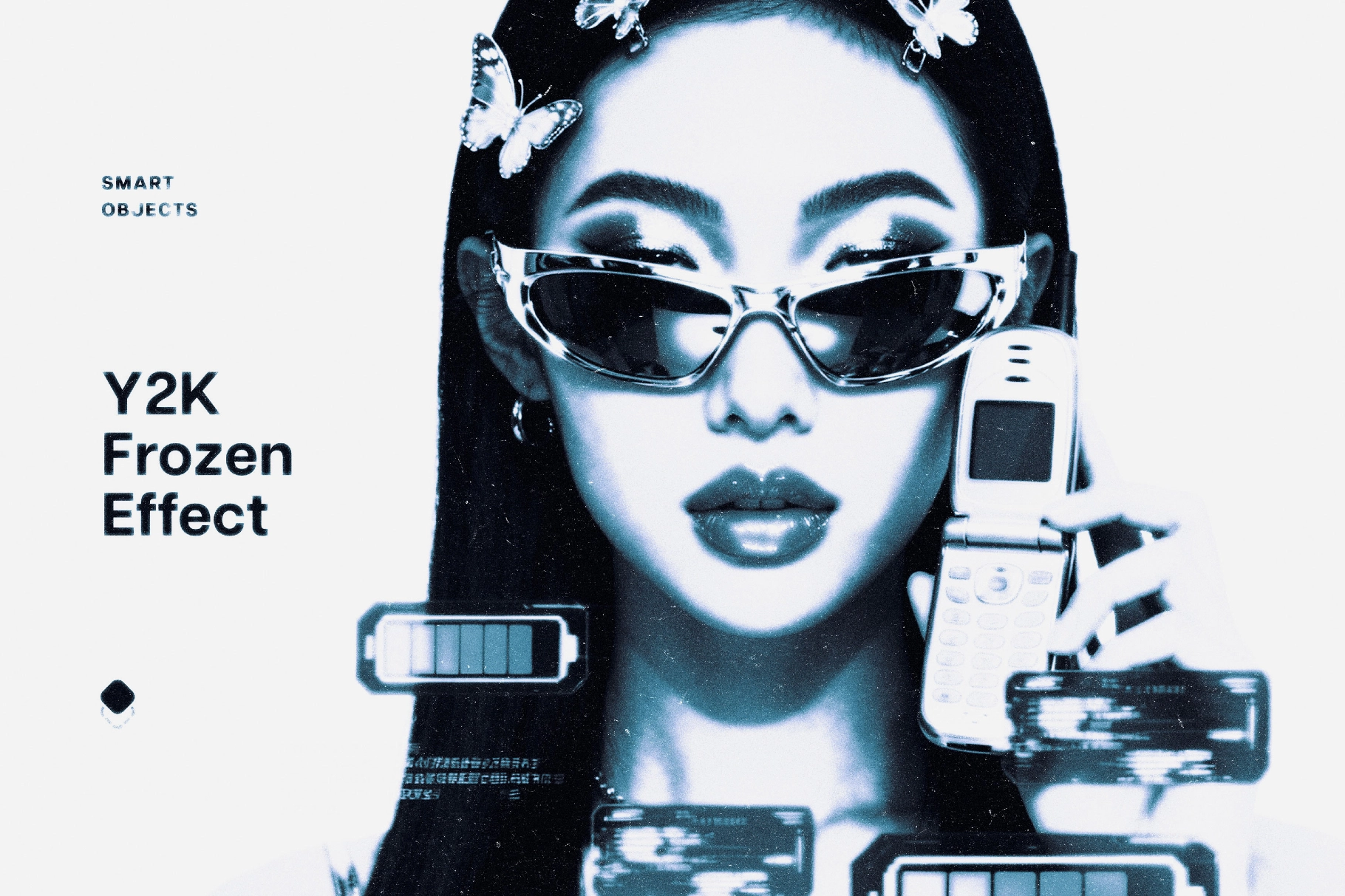 Y2K Frozen Photo Effect