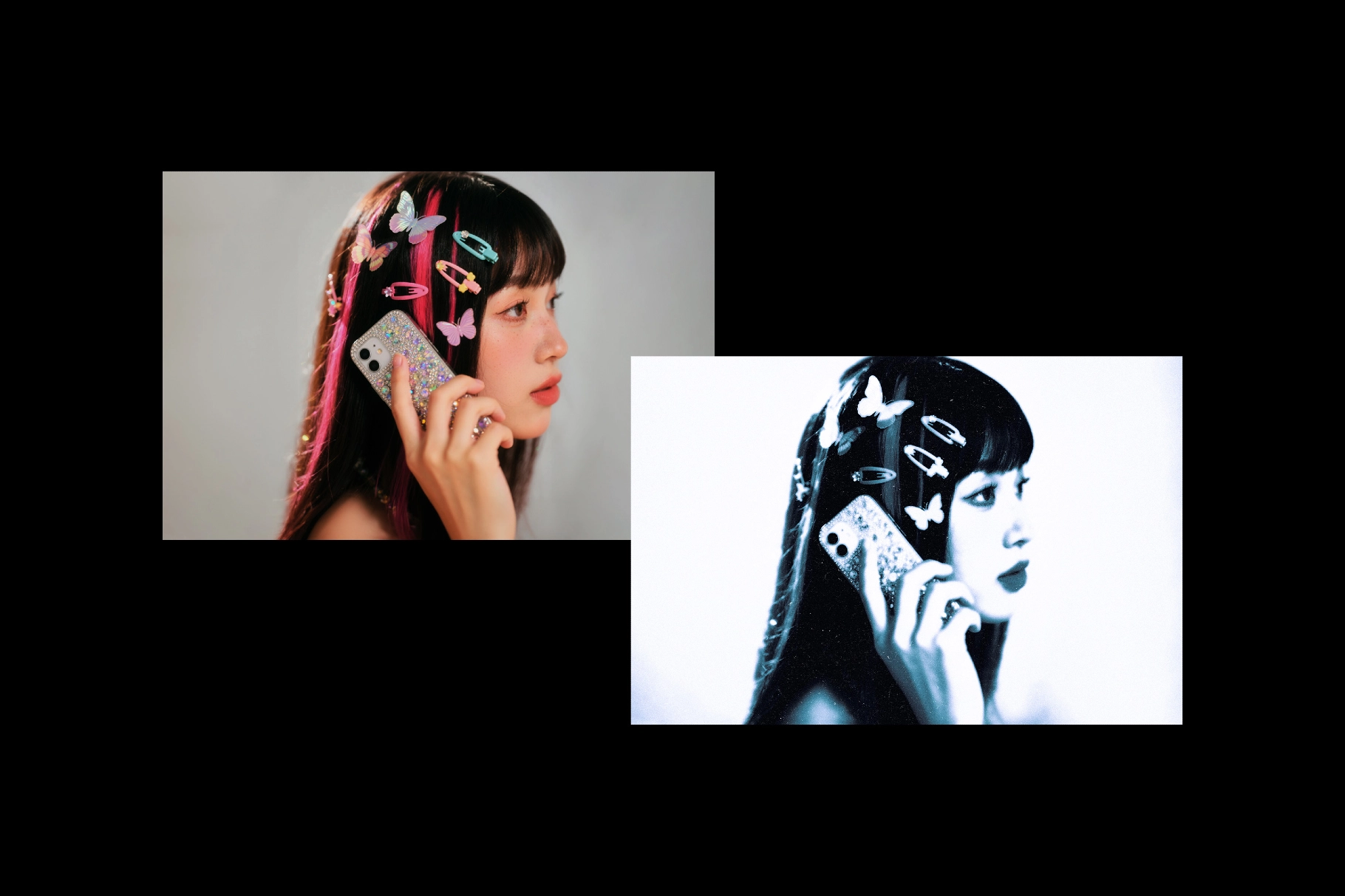 Y2K Frozen Photo Effect