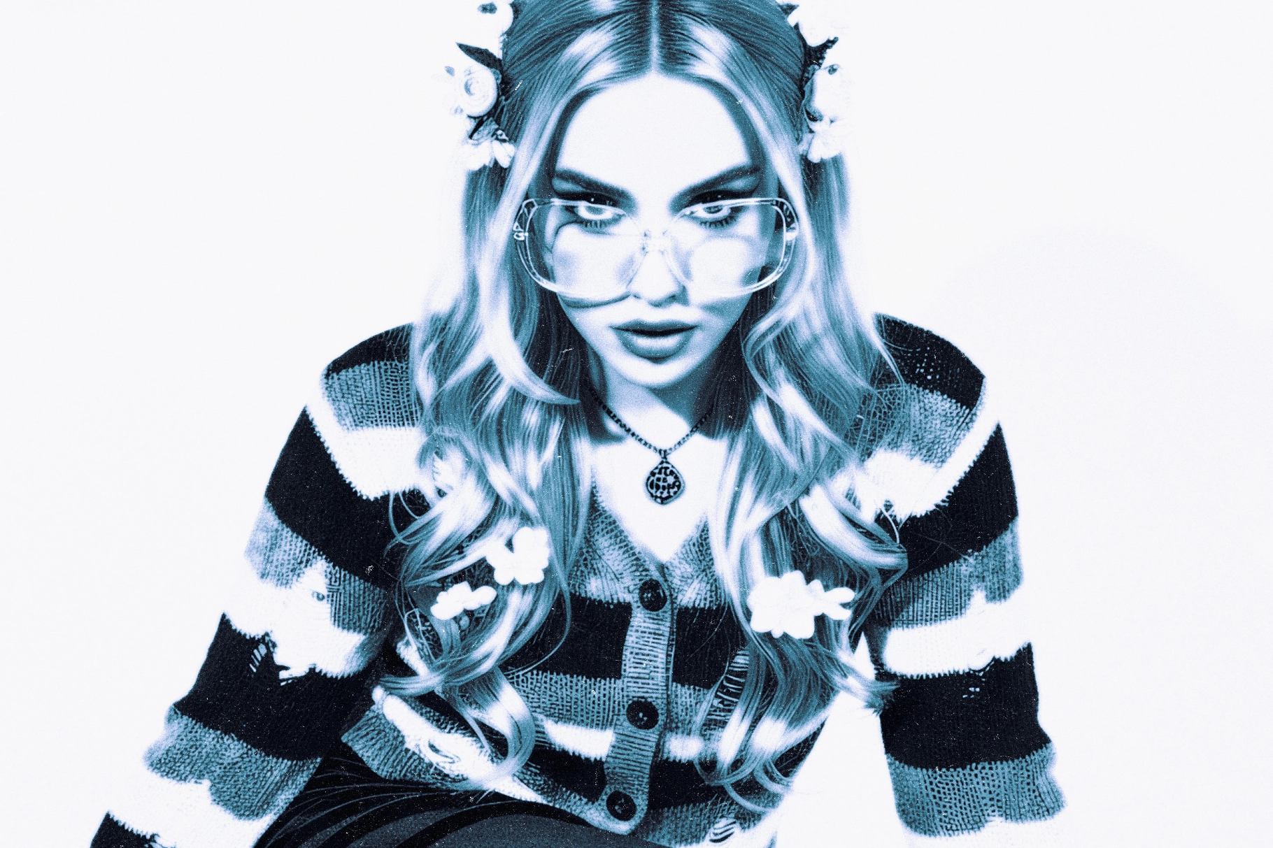 Y2K Frozen Photo Effect