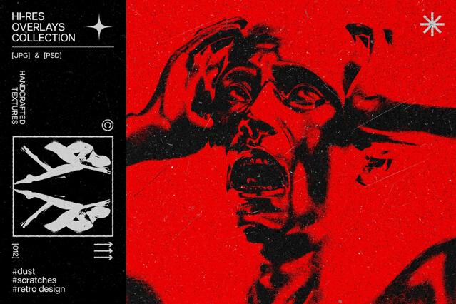 Dust & Scratches Texture Overlays