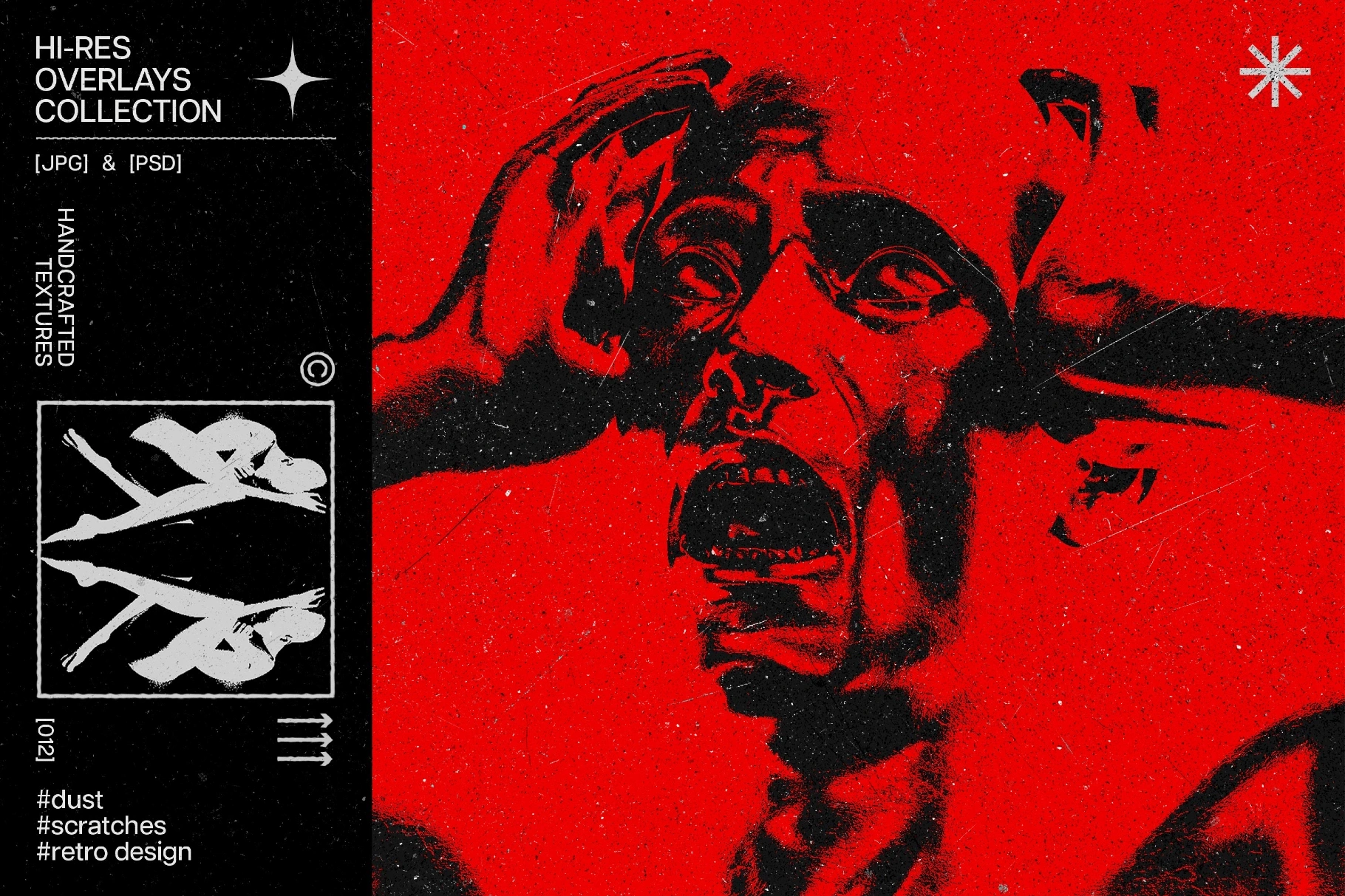 Dust & Scratches Texture Overlays