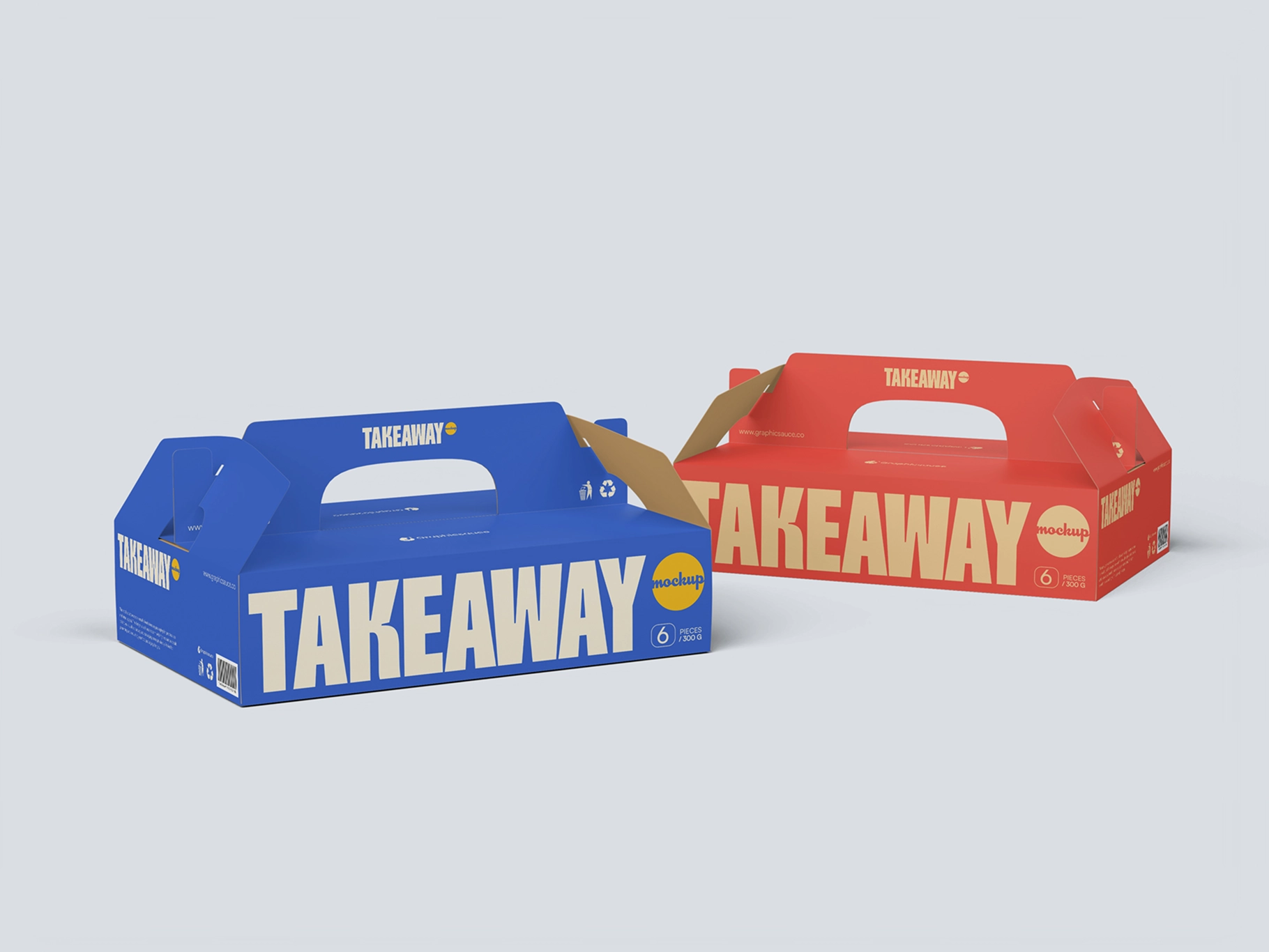 Takeaway Packaging Mockup Stack It