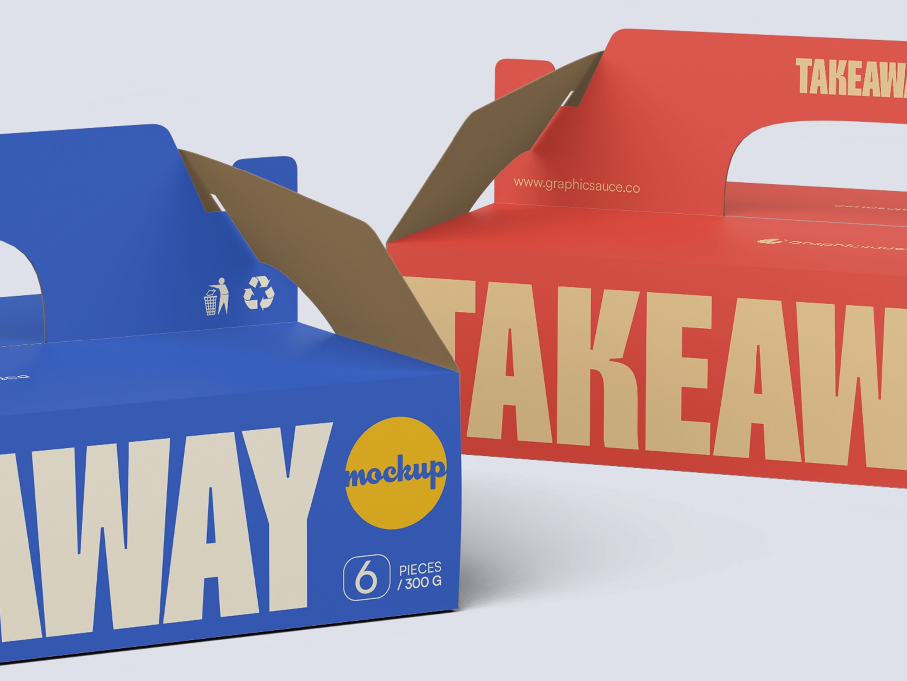 Takeaway Packaging Mockup Stack It