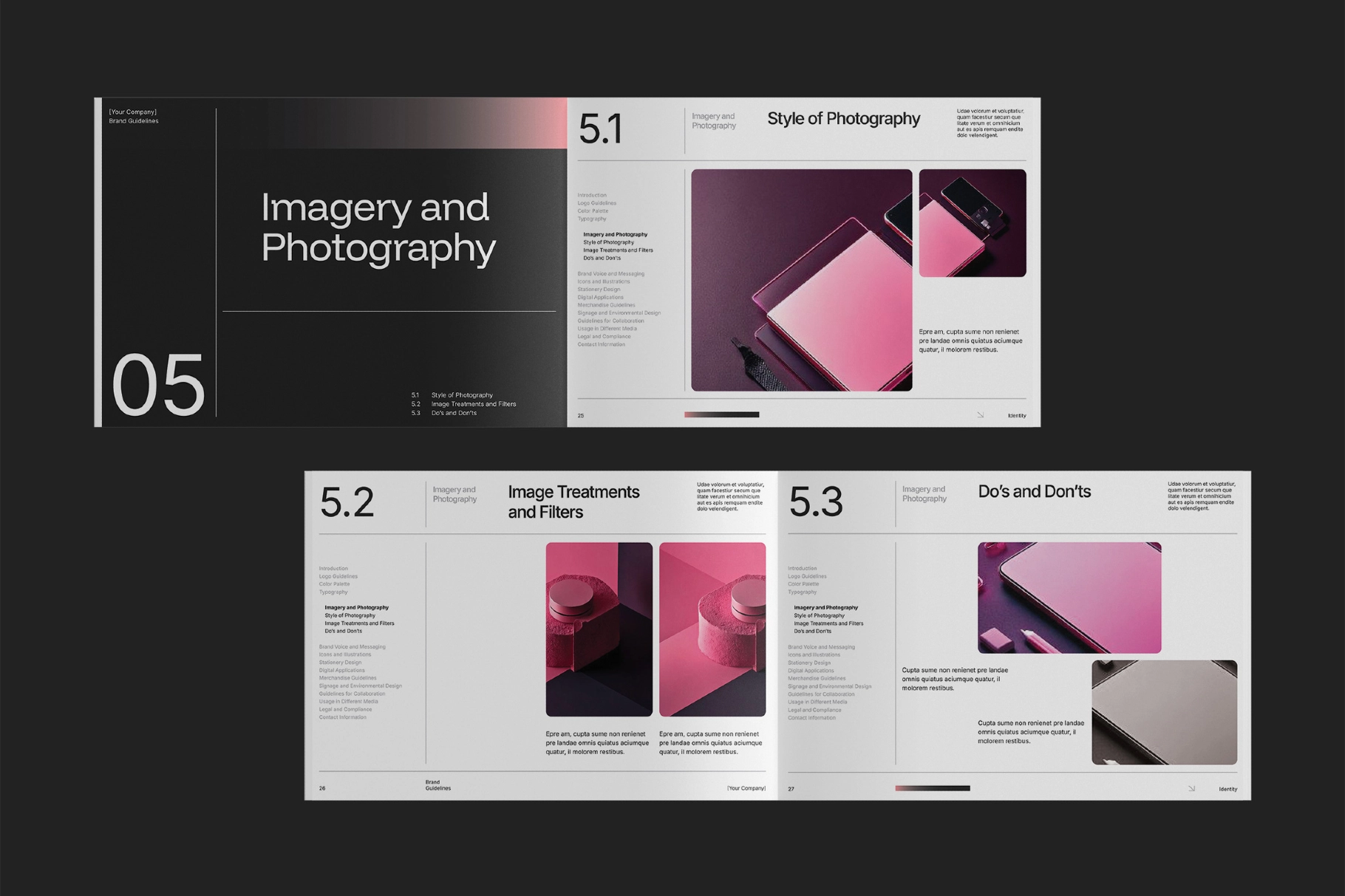 Gradient Brand Guidelines Affinity Template