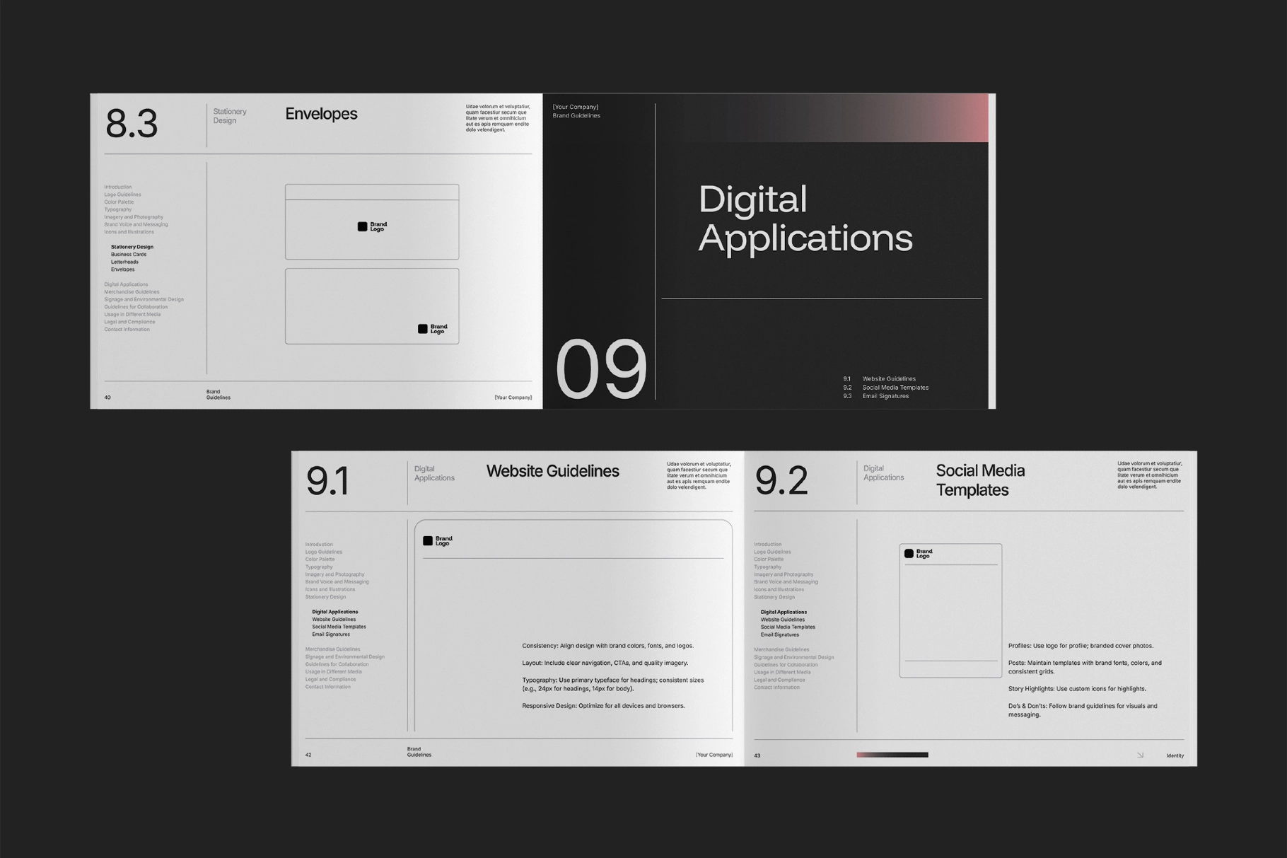 Gradient Brand Guidelines Affinity Template