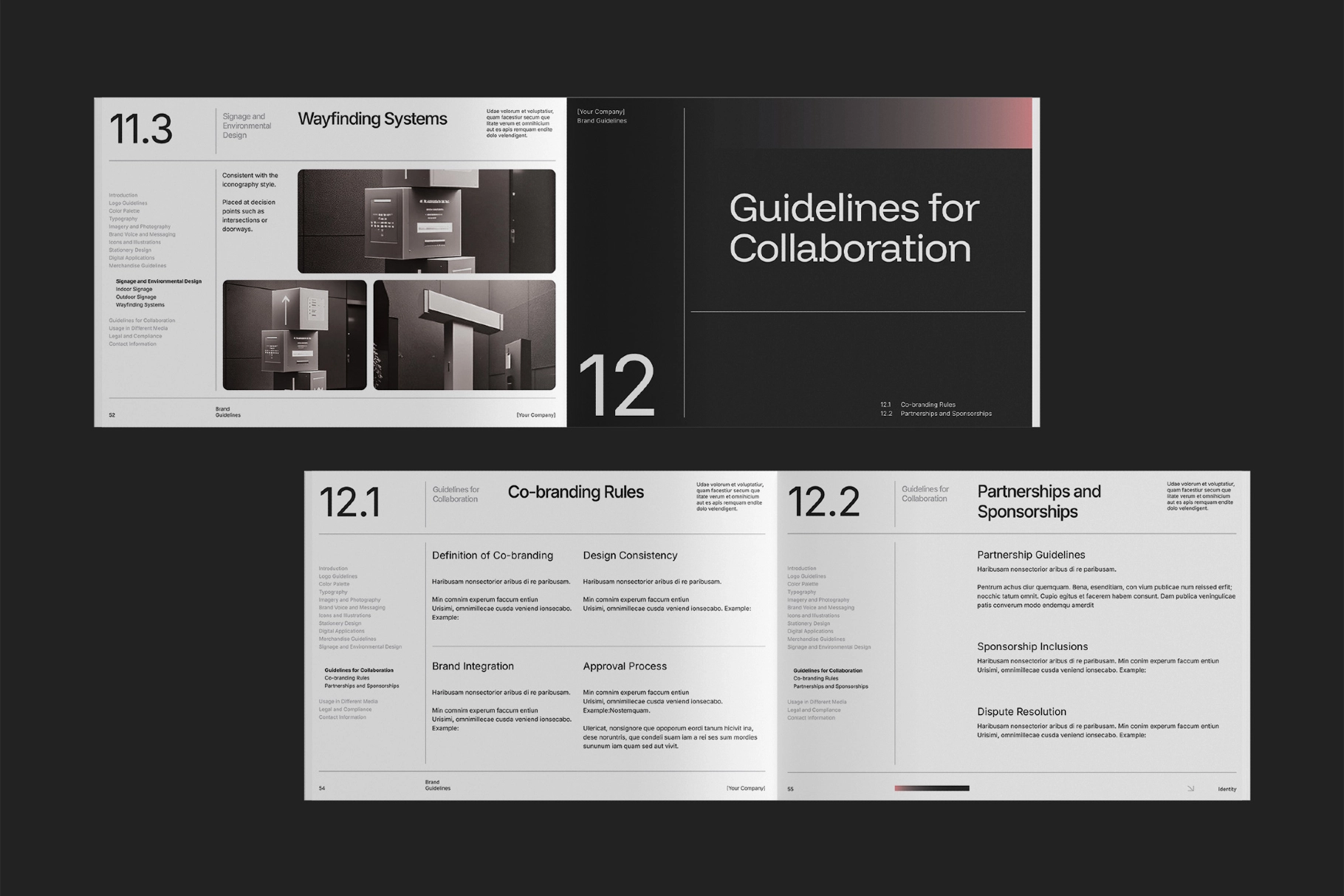 Gradient Brand Guidelines Affinity Template