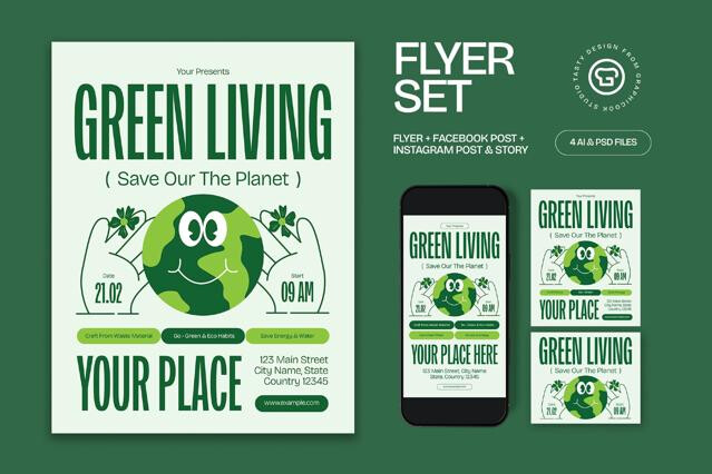 Green Living Flyer