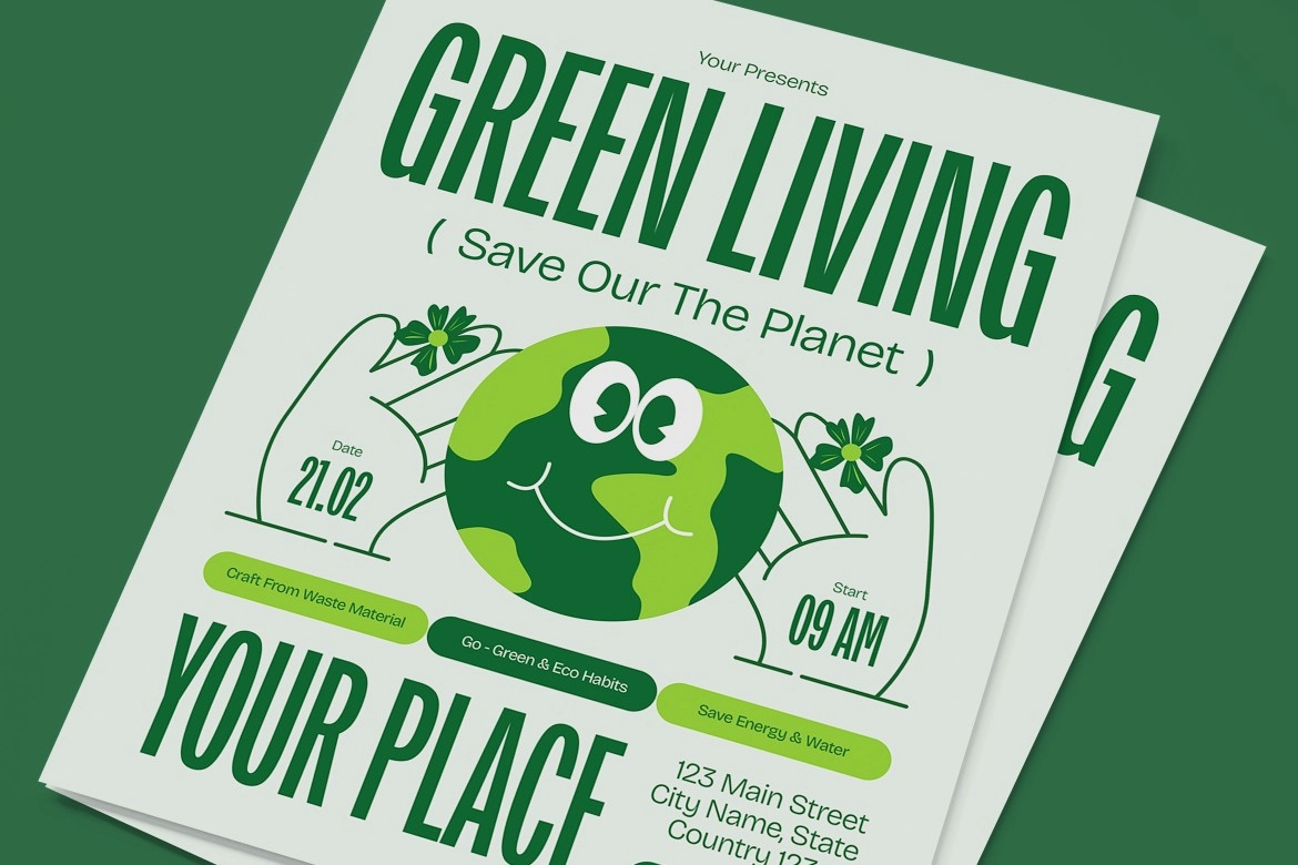 Green Living Flyer