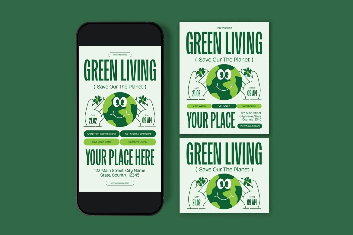 Green Living Flyer