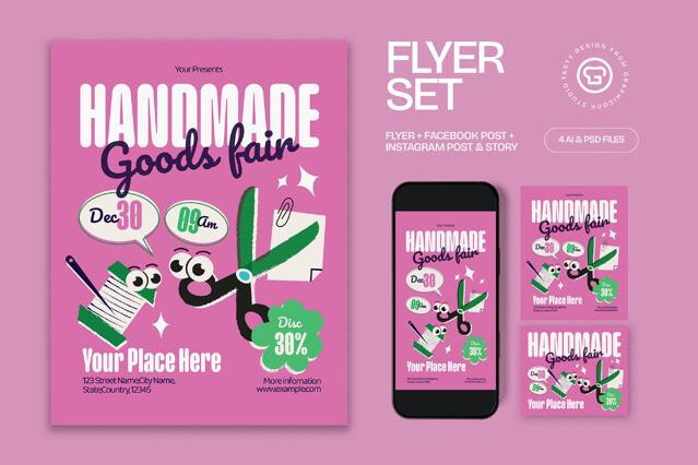 Handmade Goods Fair Flyer