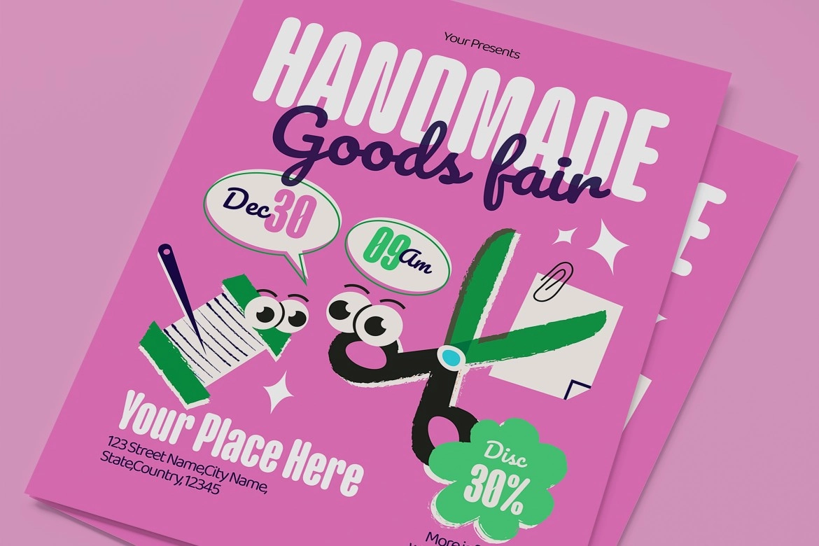 Handmade Goods Fair Flyer