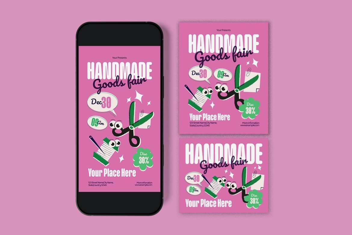 Handmade Goods Fair Flyer