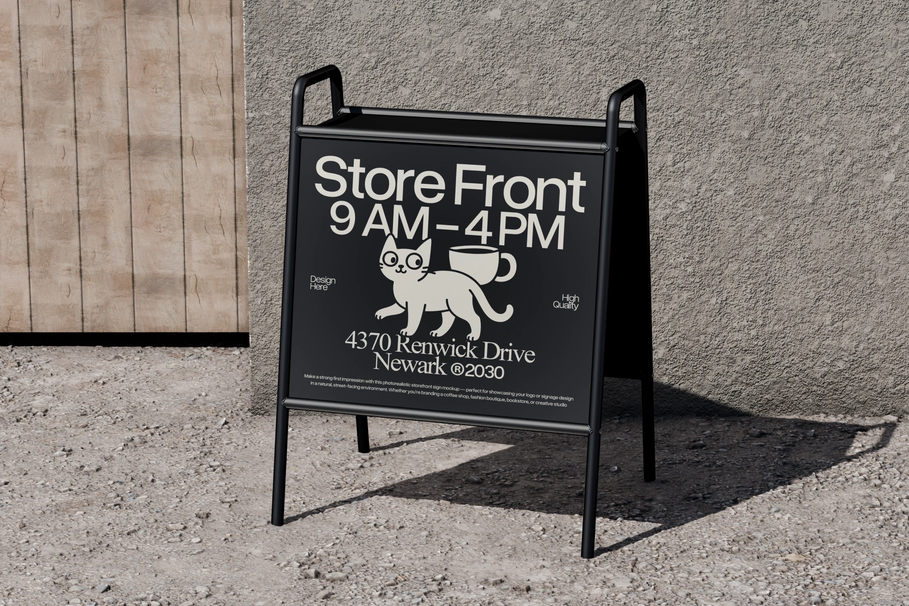 Retail Store Signage Mockup