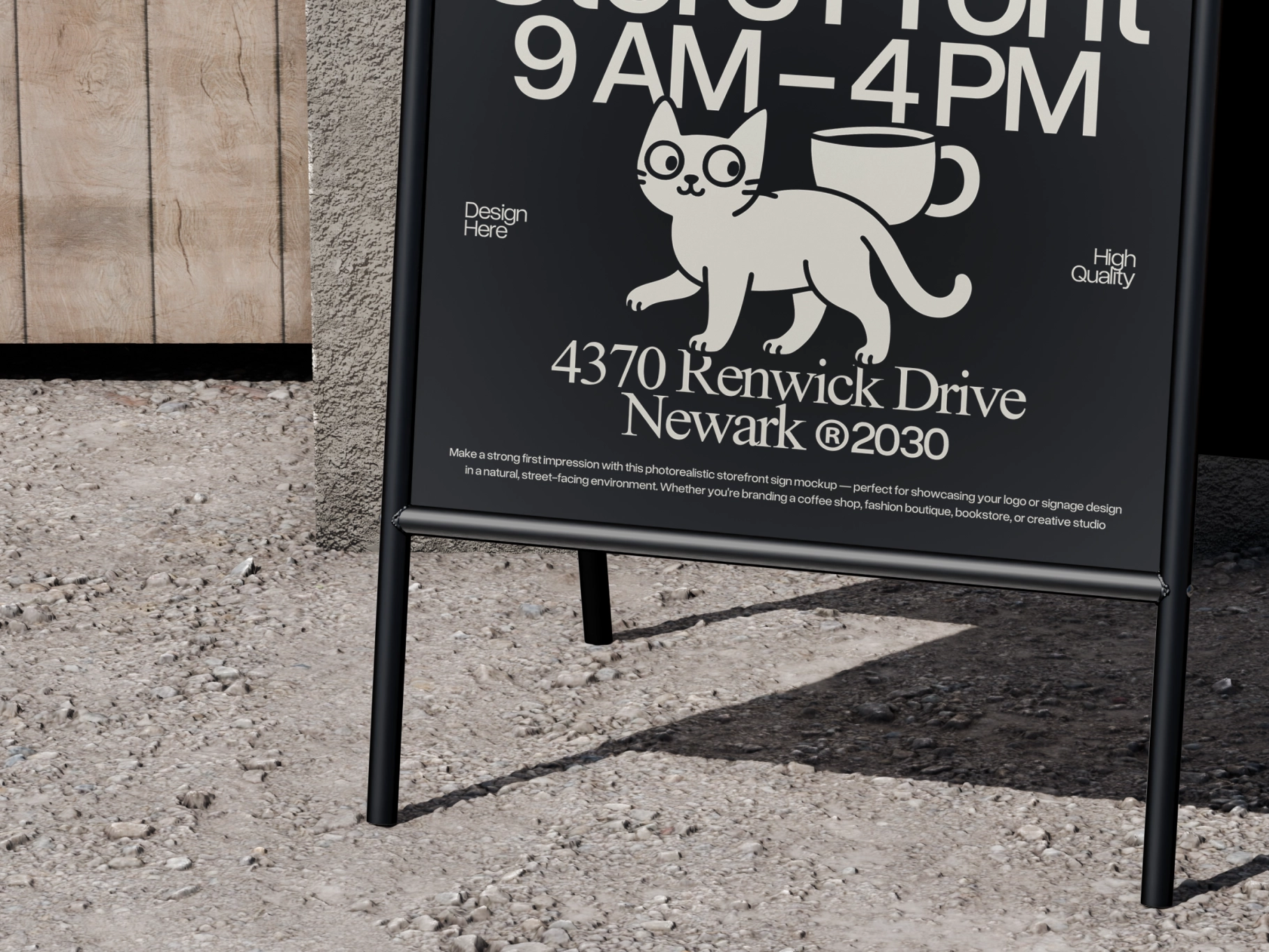 Retail Store Signage Mockup