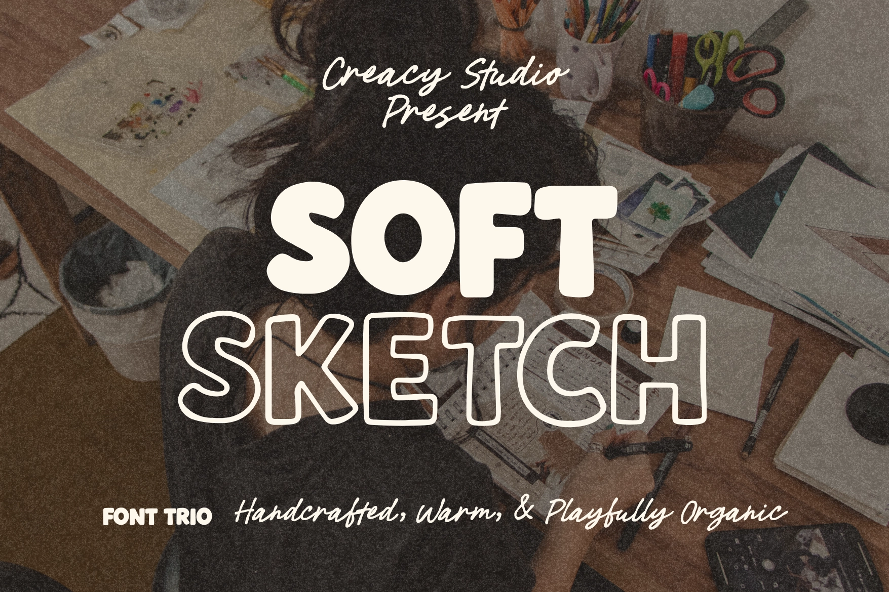 SoftSketch – Handcrafted Warm Font Trio