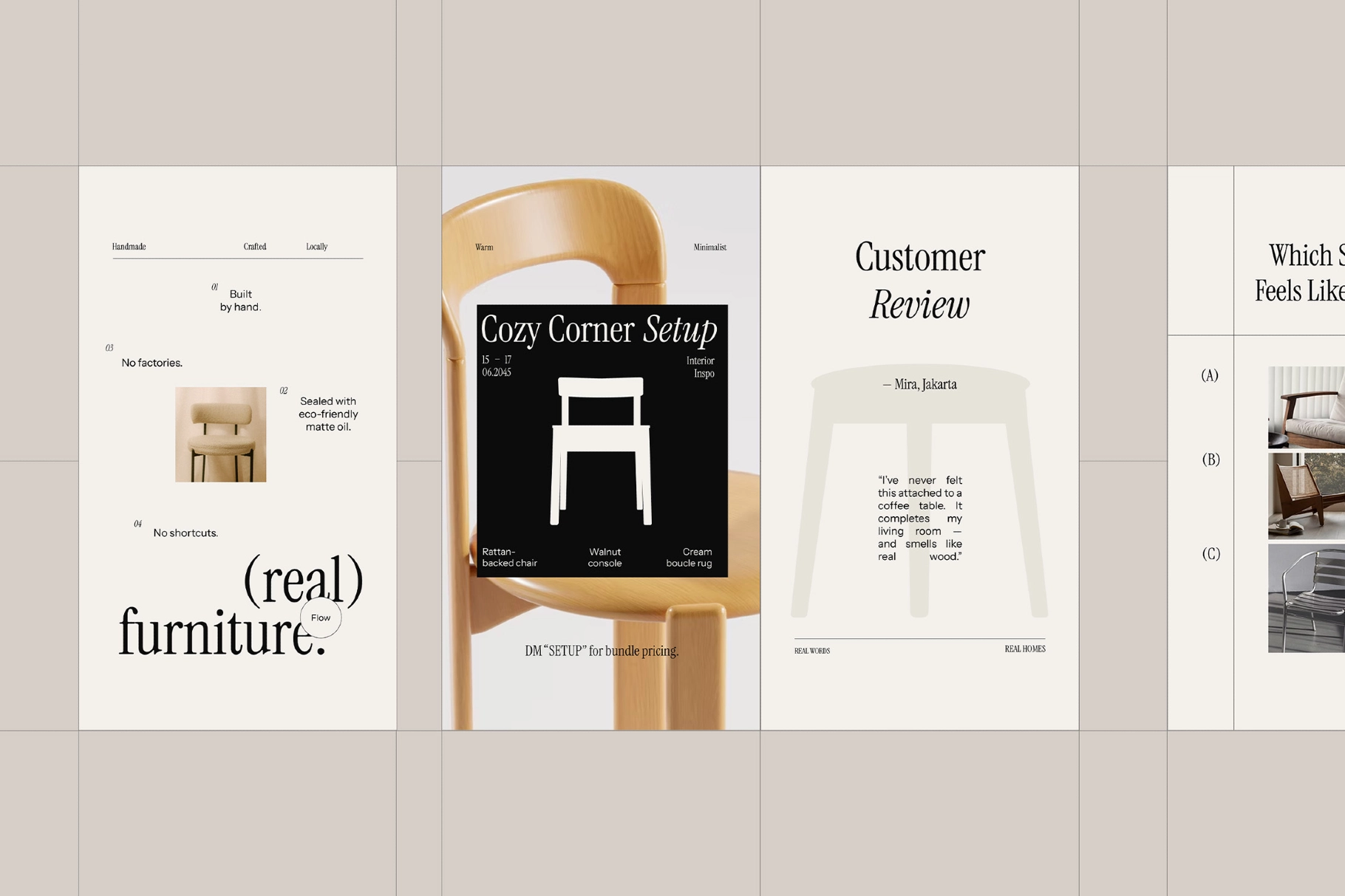 Furmee - Furniture Instagram Pack - Adobe Template