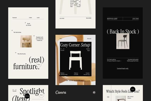 Furmee - Furniture Instagram Pack - Canva Template