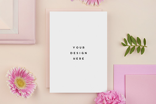 Download Free Floral Stationery Mockup Scenes Download Psd Templates