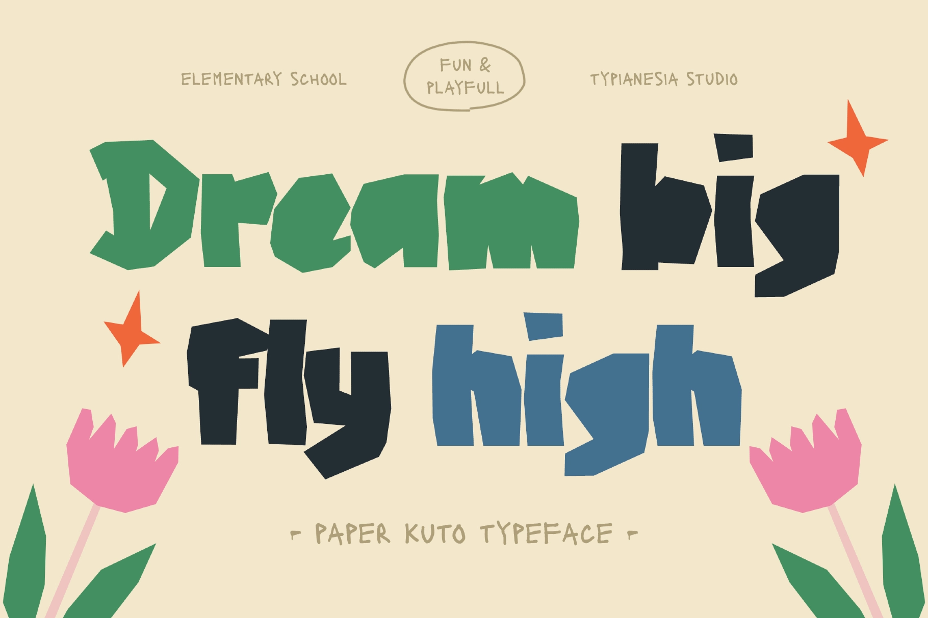 Paper Kuto - Handcrafted PaperCut Font