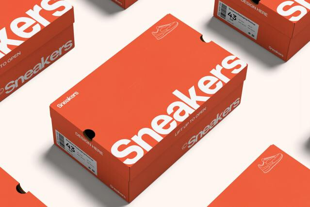 Shoe Box Mockup