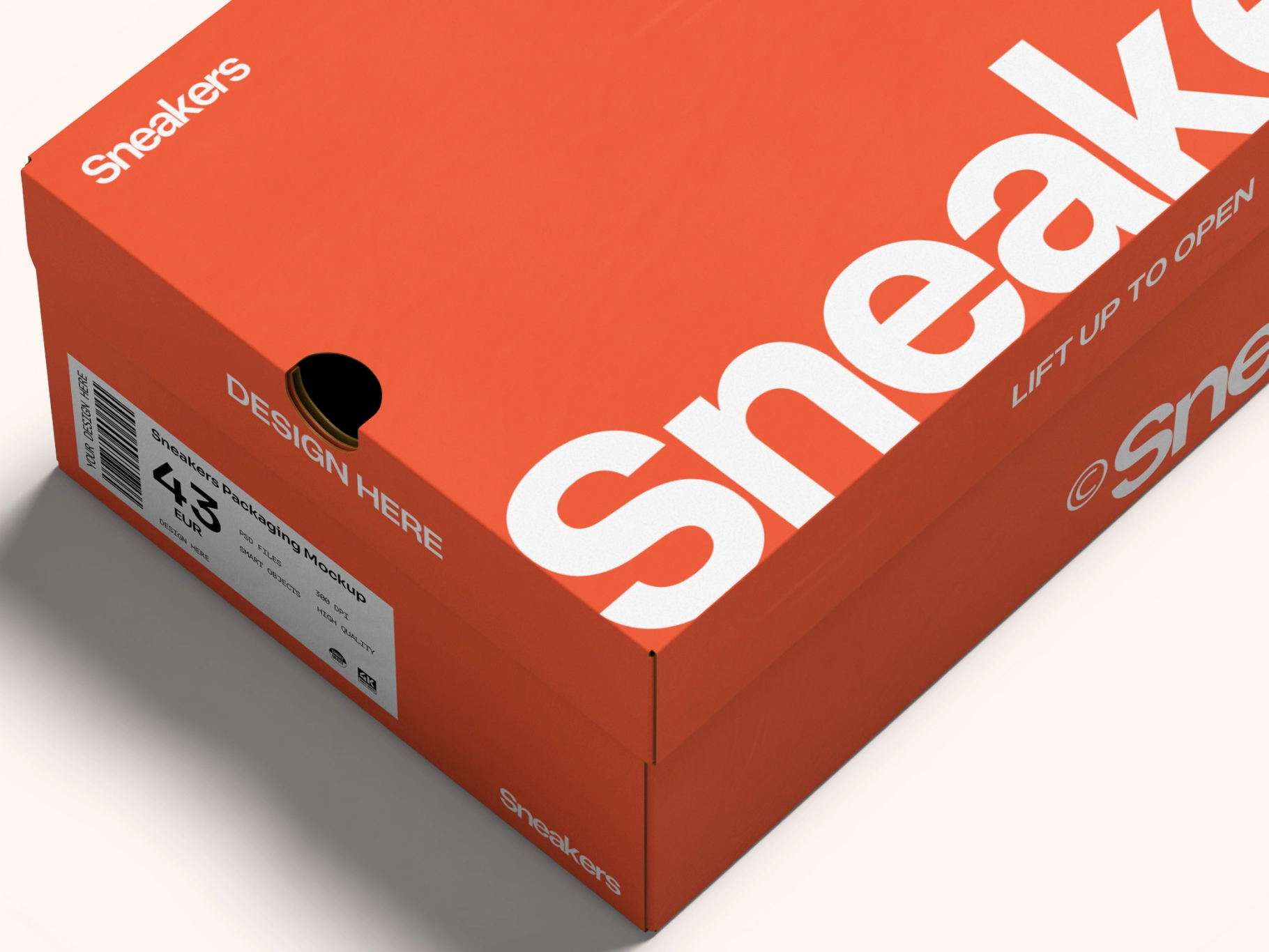 Shoe Box Mockup