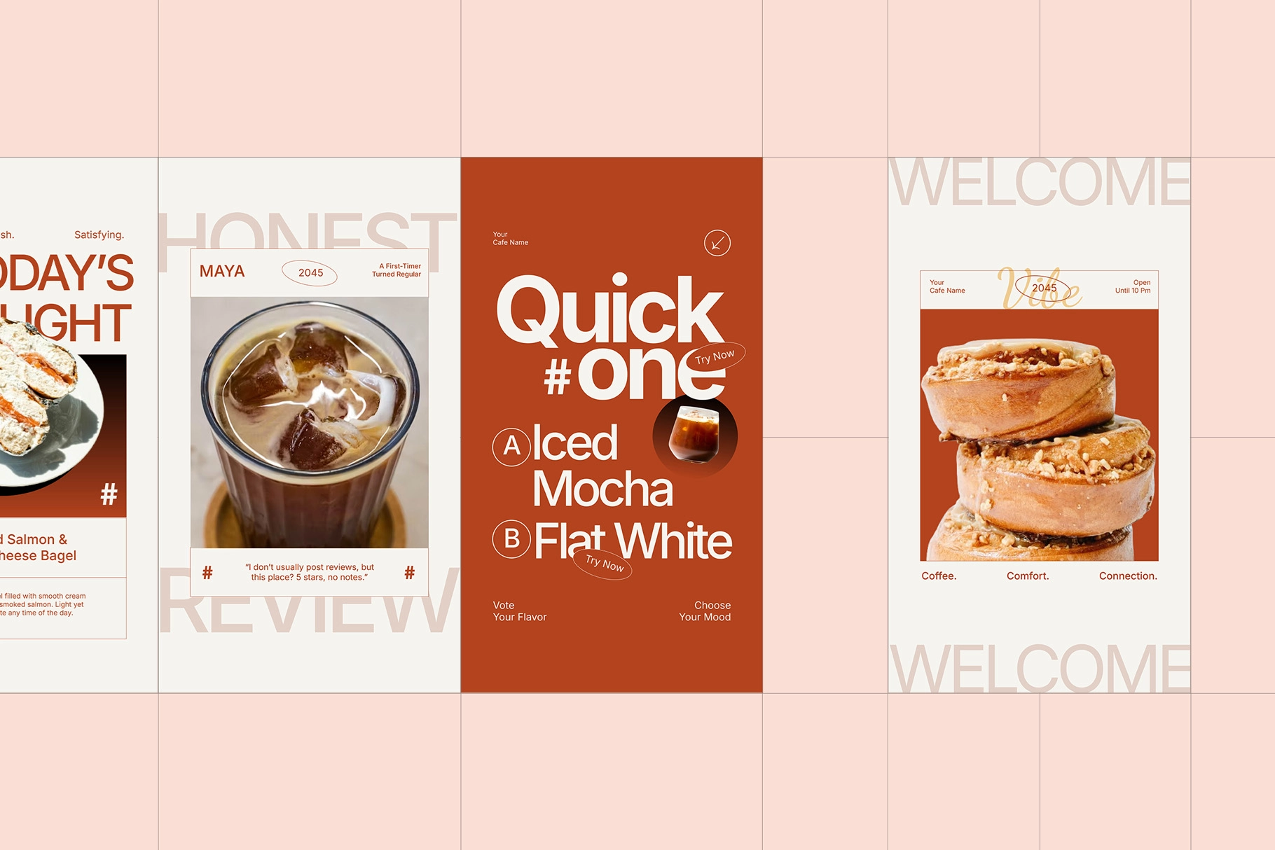 Restaurant & Coffee Instagram Pack Adobe Template