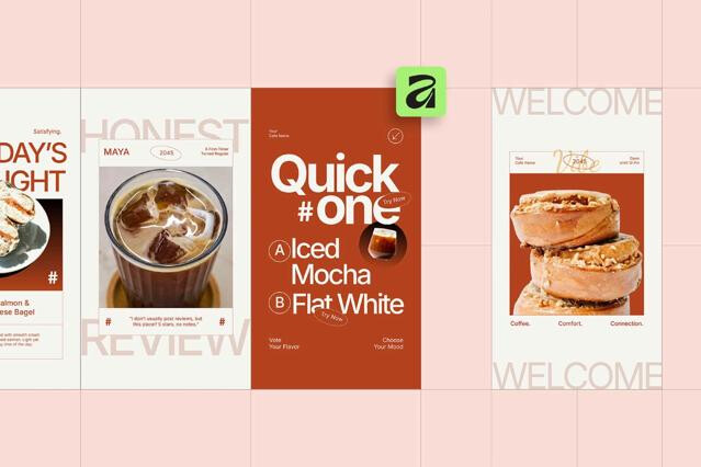Restaurant & Coffee Instagram Affinity Template