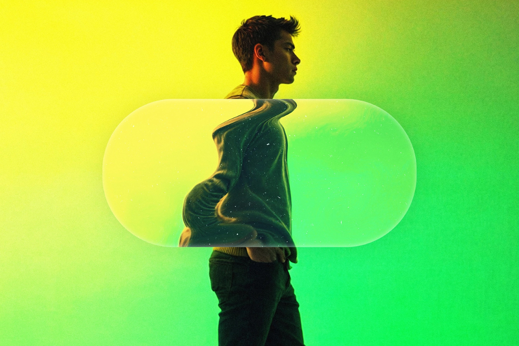 Smudged Glass Shape Photo Effect