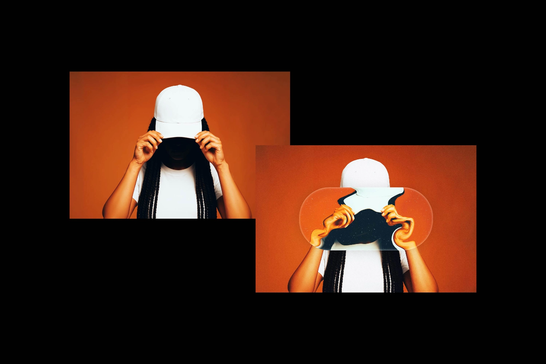 Smudged Glass Shape Photo Effect