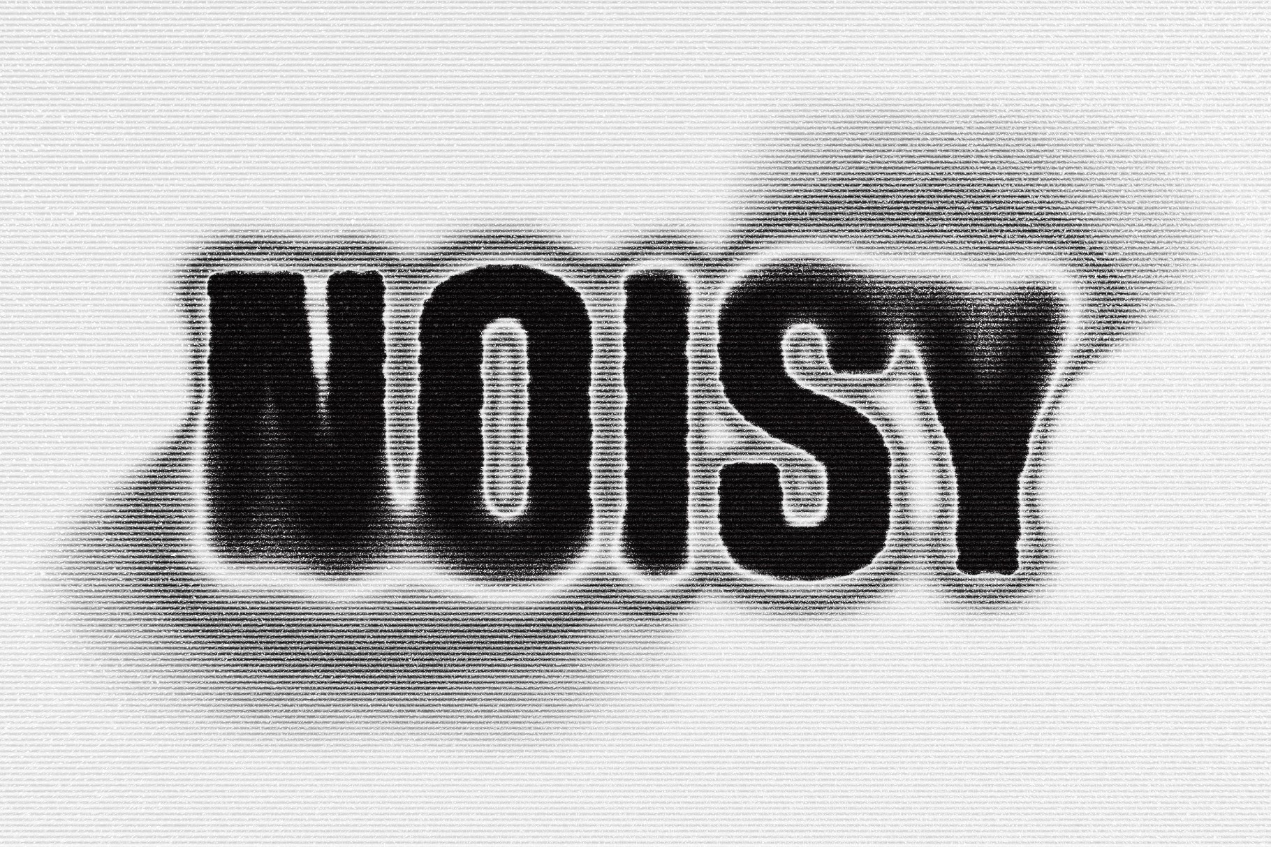 Blurred Halftone Text Effect